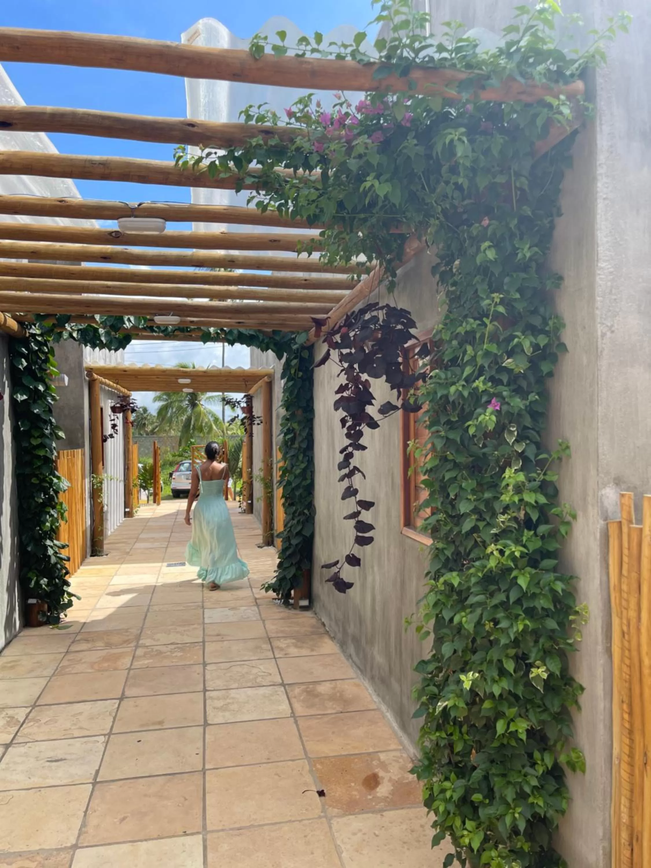 Garden in Chalé Palhano Beach