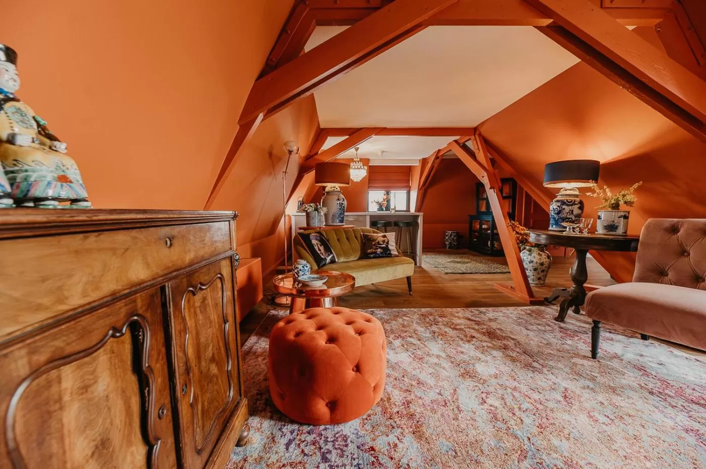 Seating area in Boutique Hotel Zeeuws-Meisje