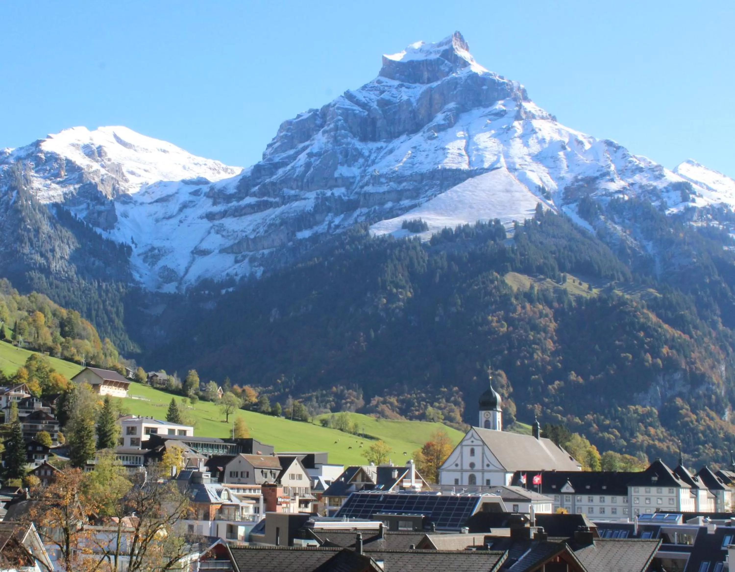 Mountain view in H+ Hotel & SPA Engelberg