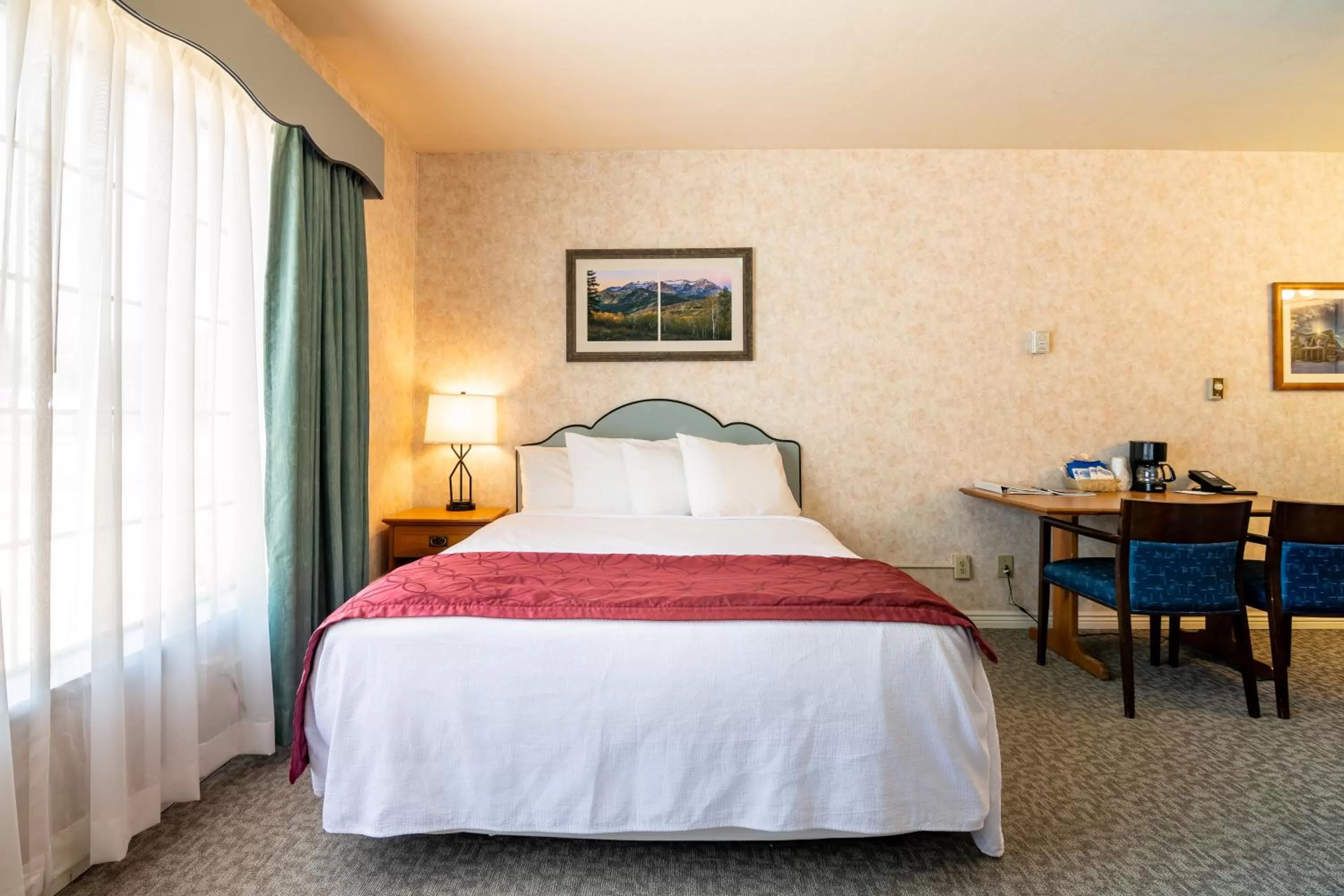 Bed in Swiss Alps Inn