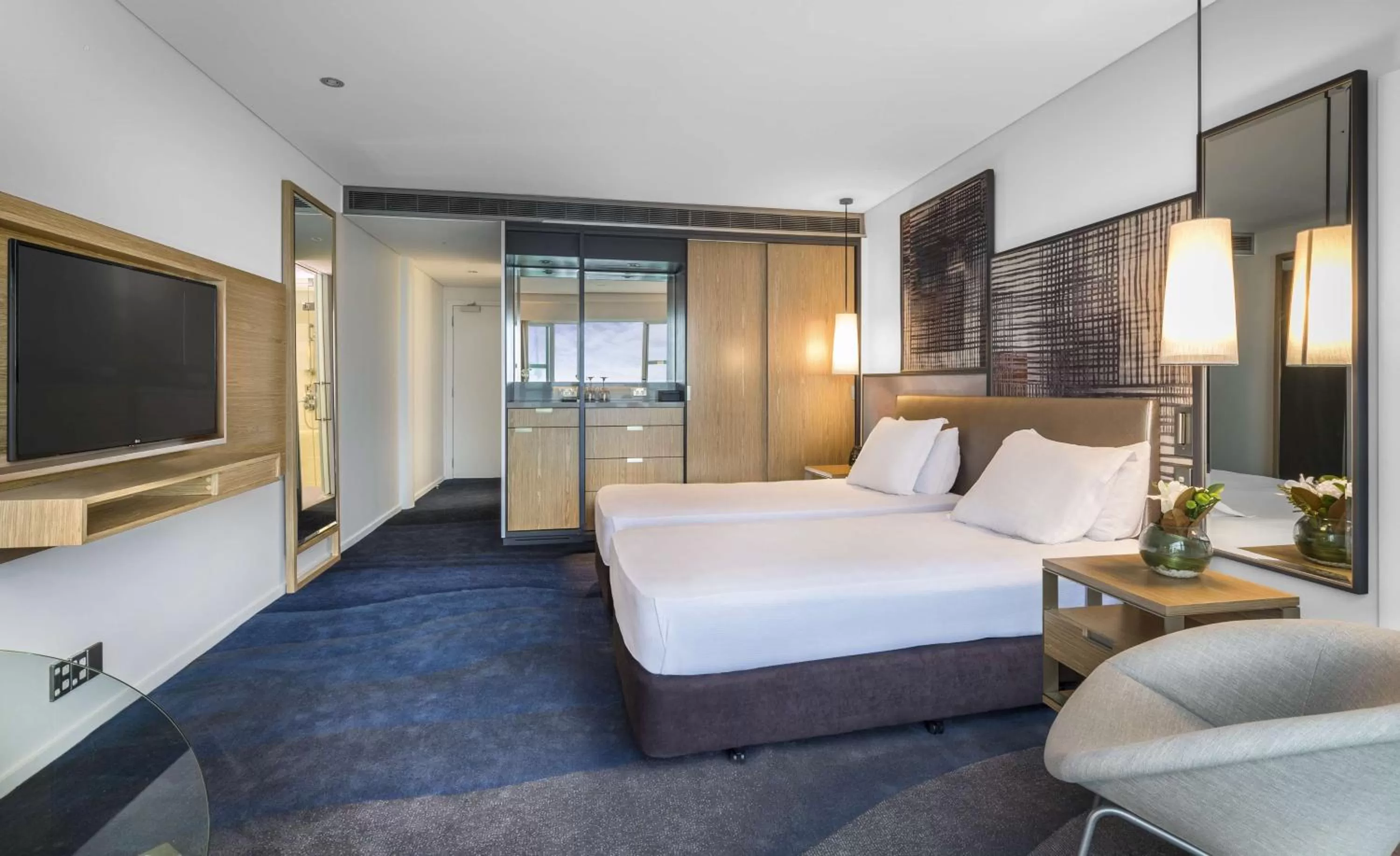 Bed in Hilton Auckland