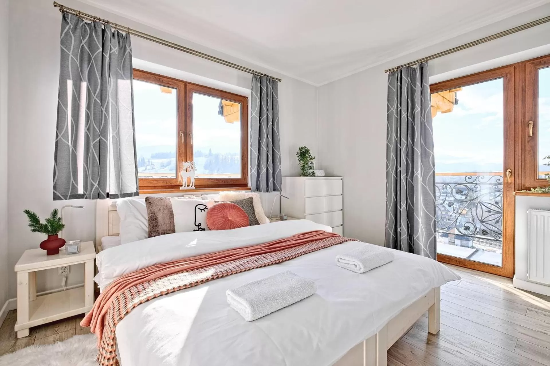 Bedroom, Bed in Apartamenty Maciejka Odkryj Zakopane