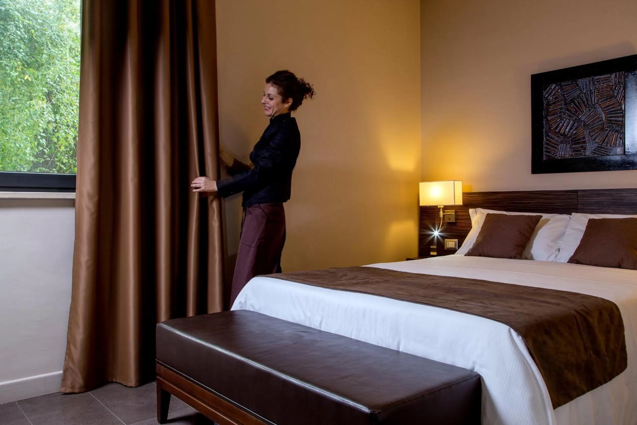 Bedroom, Bed in Park Hotel Sabina