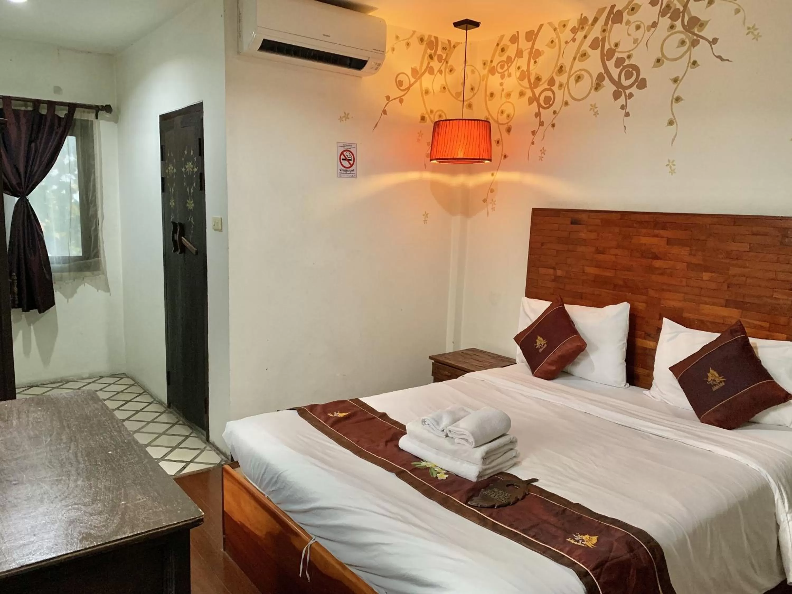 Bed in Thapae Boutique House