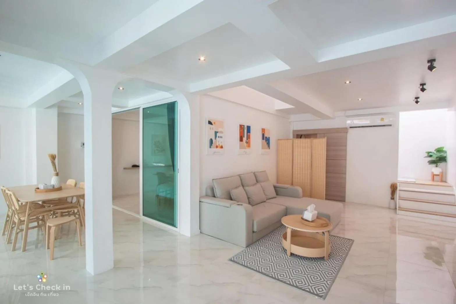 Living room in Sun Marina Cha-Am