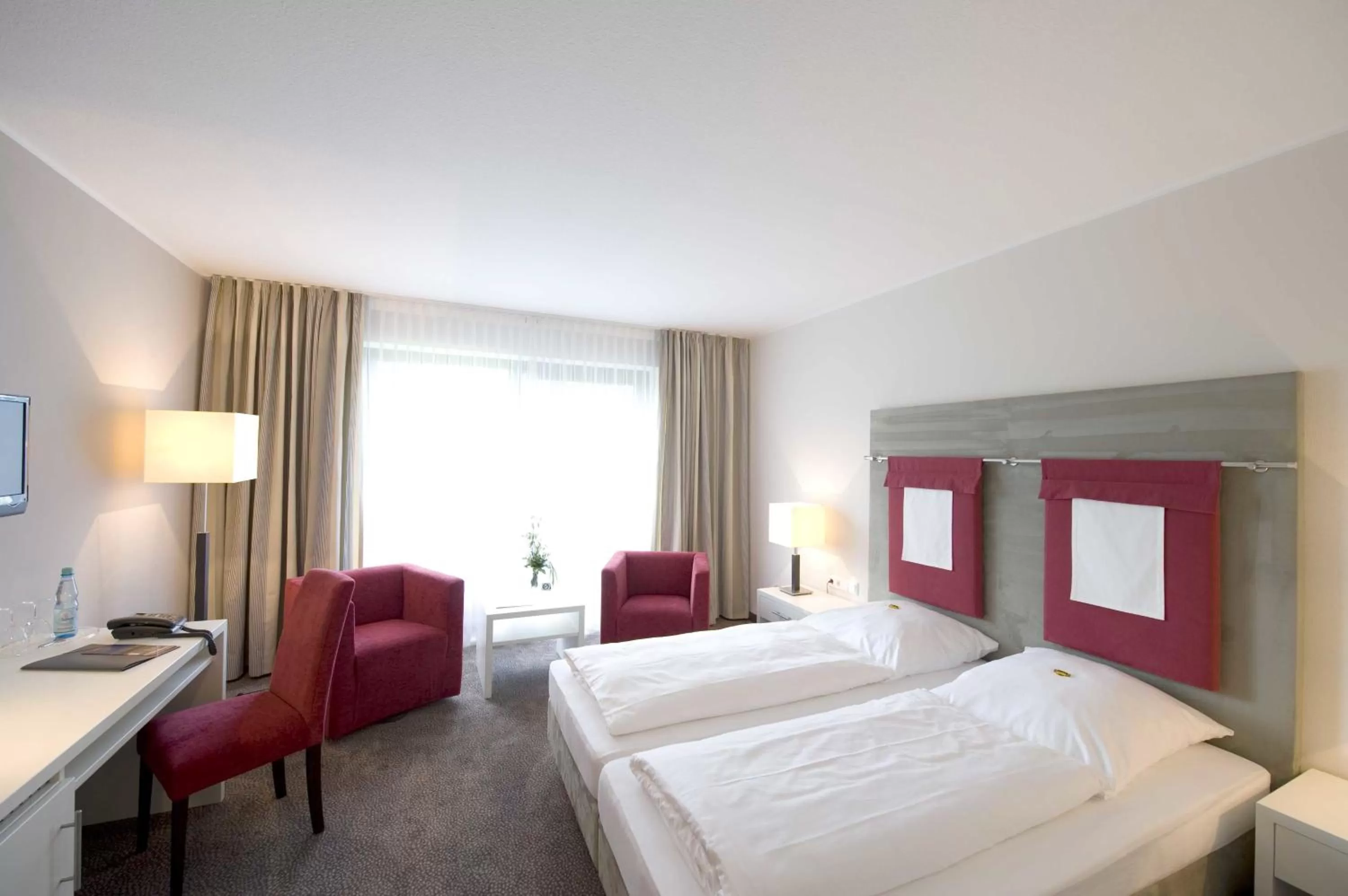 Bed in Hotel Westfalen Hof