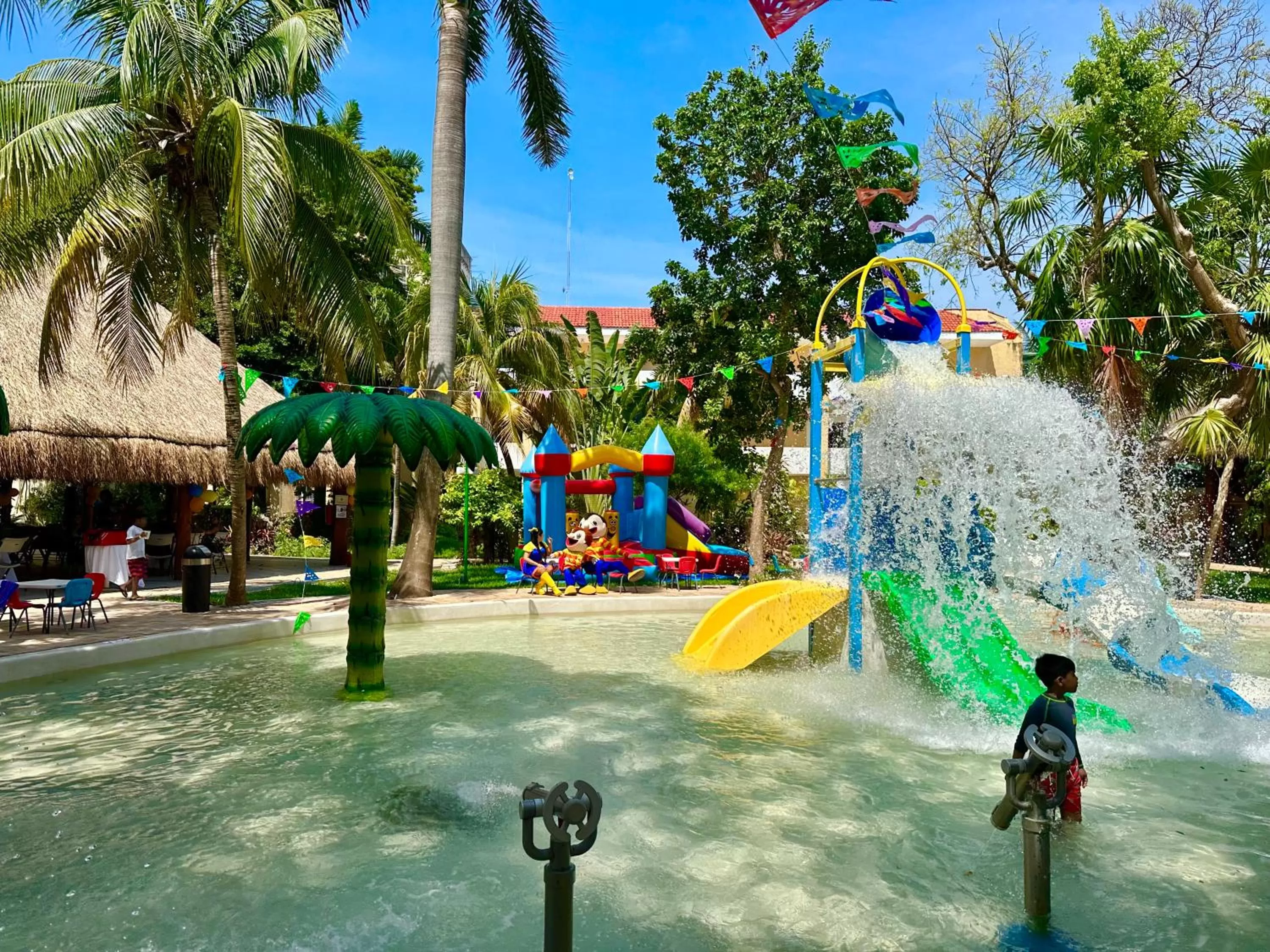 Aqua park in Hotel Plaza Caribe