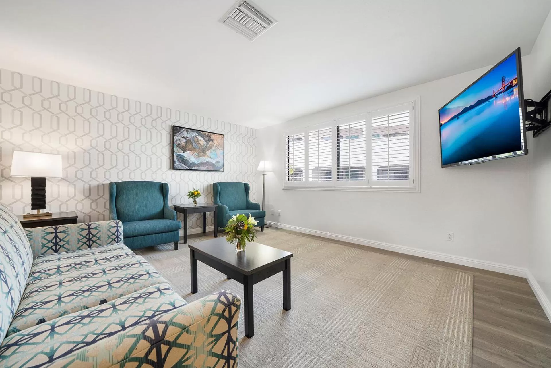 Living room in Casablanca Inn