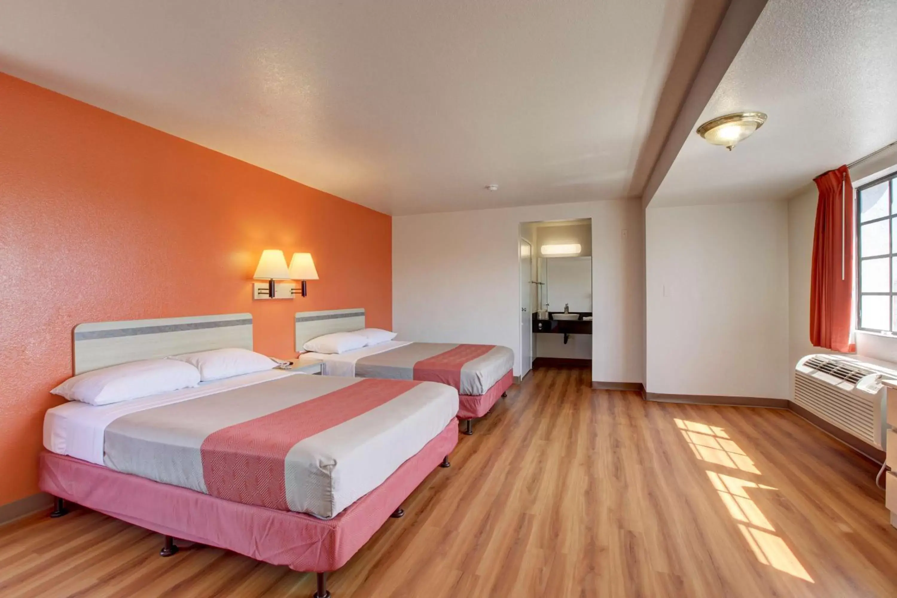 Double Room - Disability Access - Roll In Shower in Motel 6-Bellflower, CA - Los Angeles Double Room - Disability Access - Roll In Shower in Motel 6-Bellflower, CA - Los Angeles