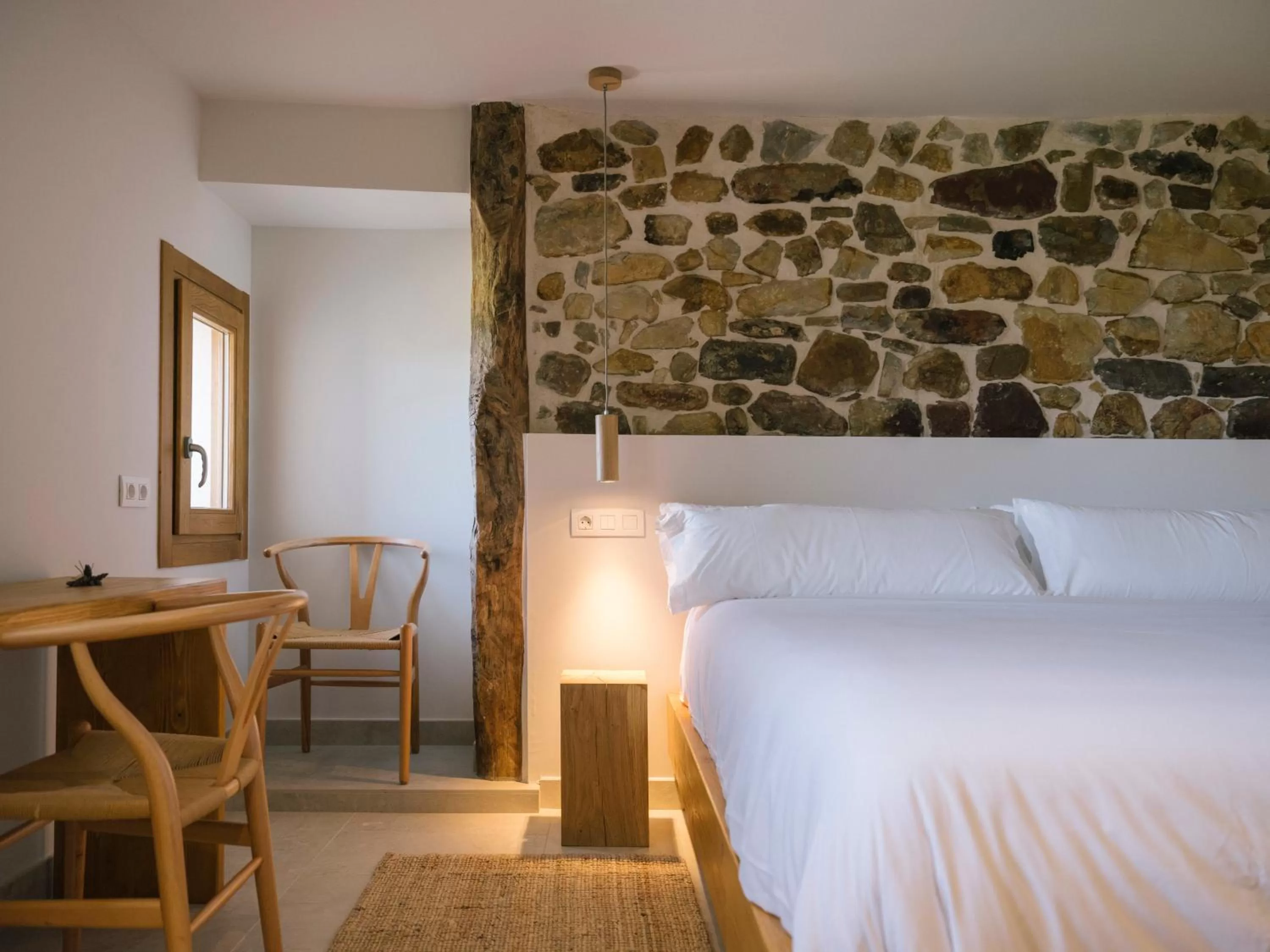 Photo of the whole room, Bed in Hotel Nafarrola - Gastronomy & Wine