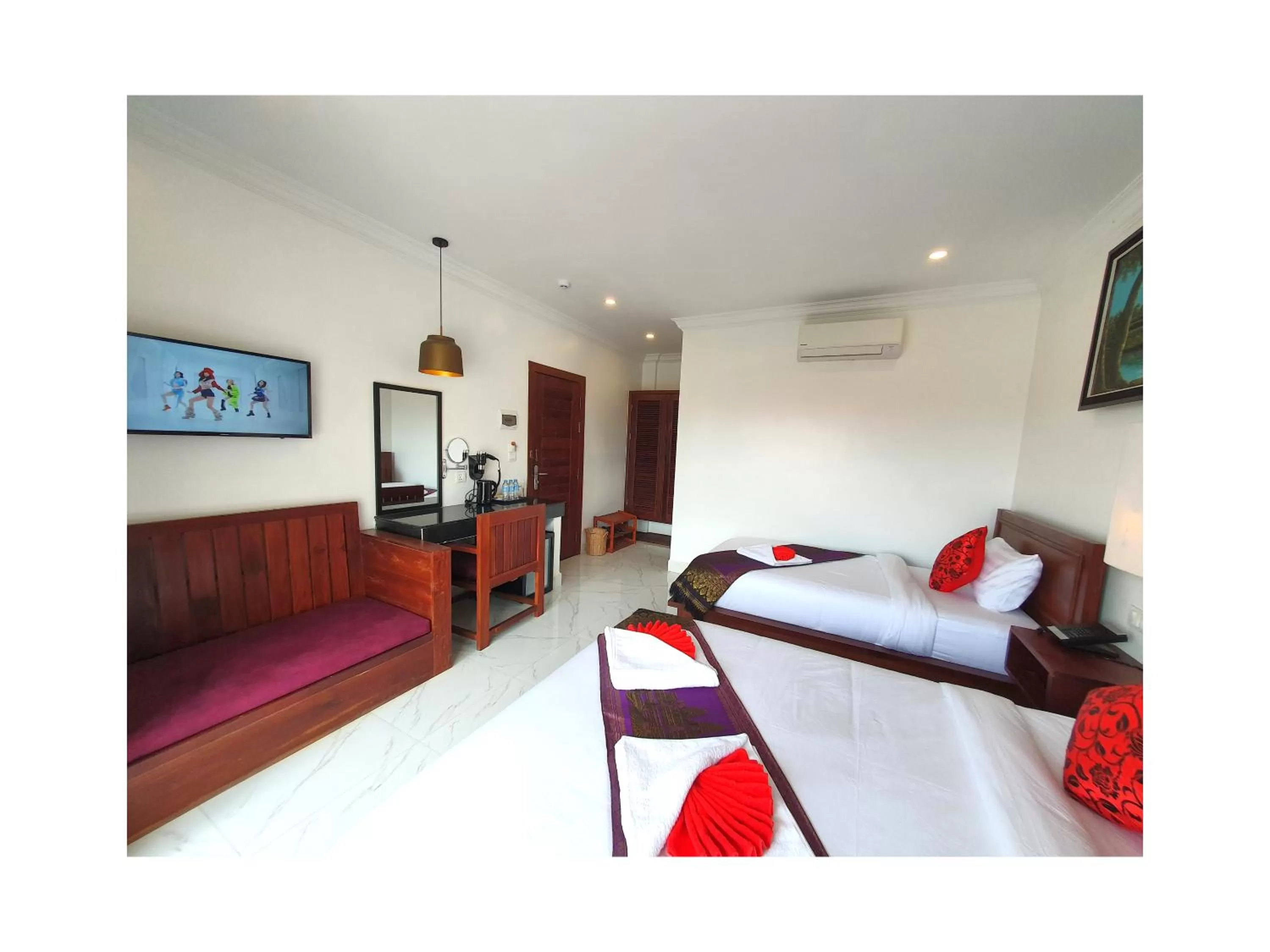 Photo of the whole room in Long Night Siem Reap Hotel