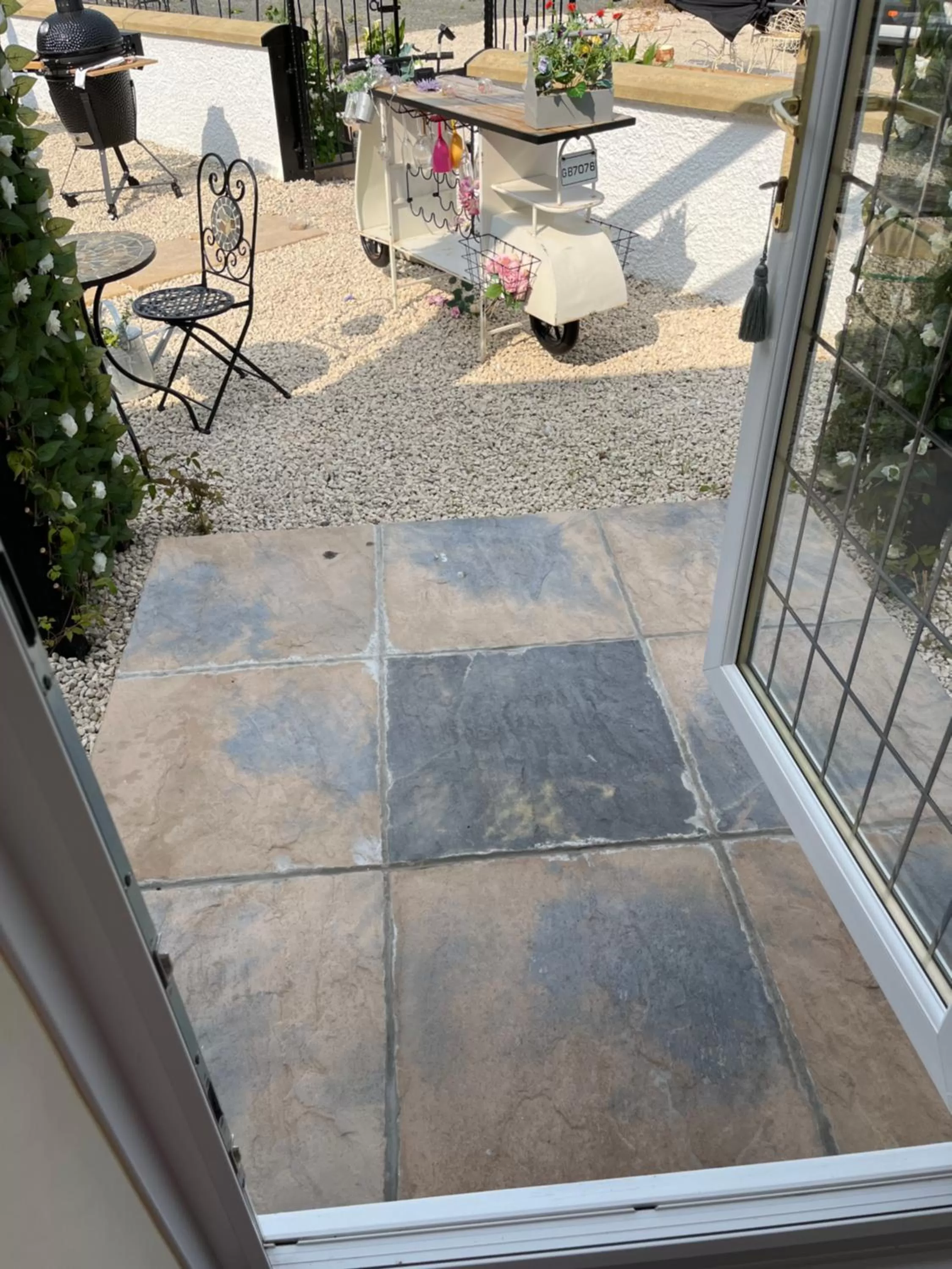 Garden view in Retreat at The Knowe Auchincruive Estate