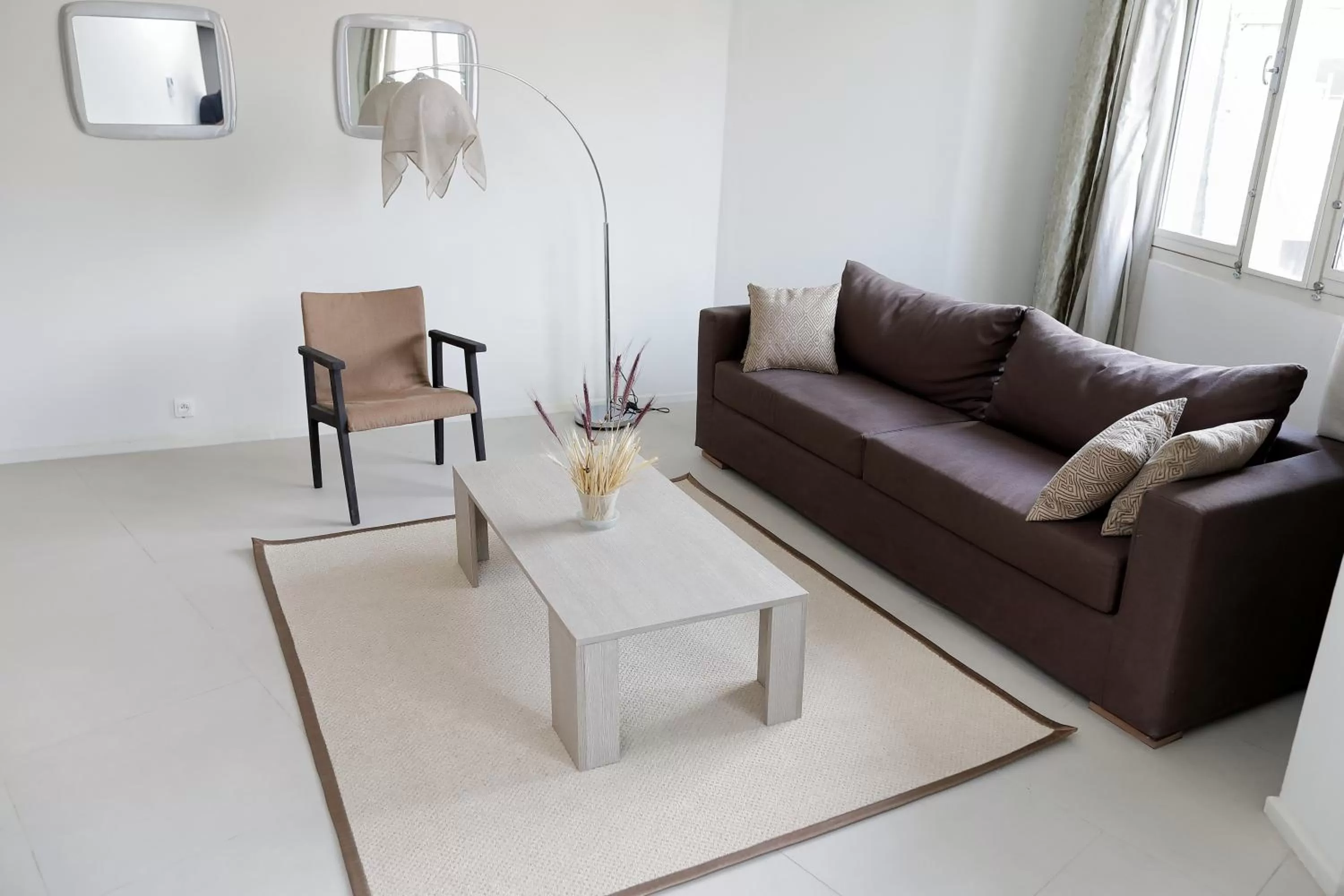 Seating area in Hotel La Villette