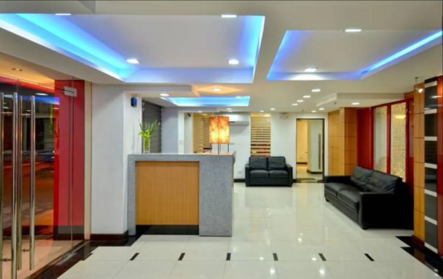 Lobby or reception in Tyche Boutique Hotel