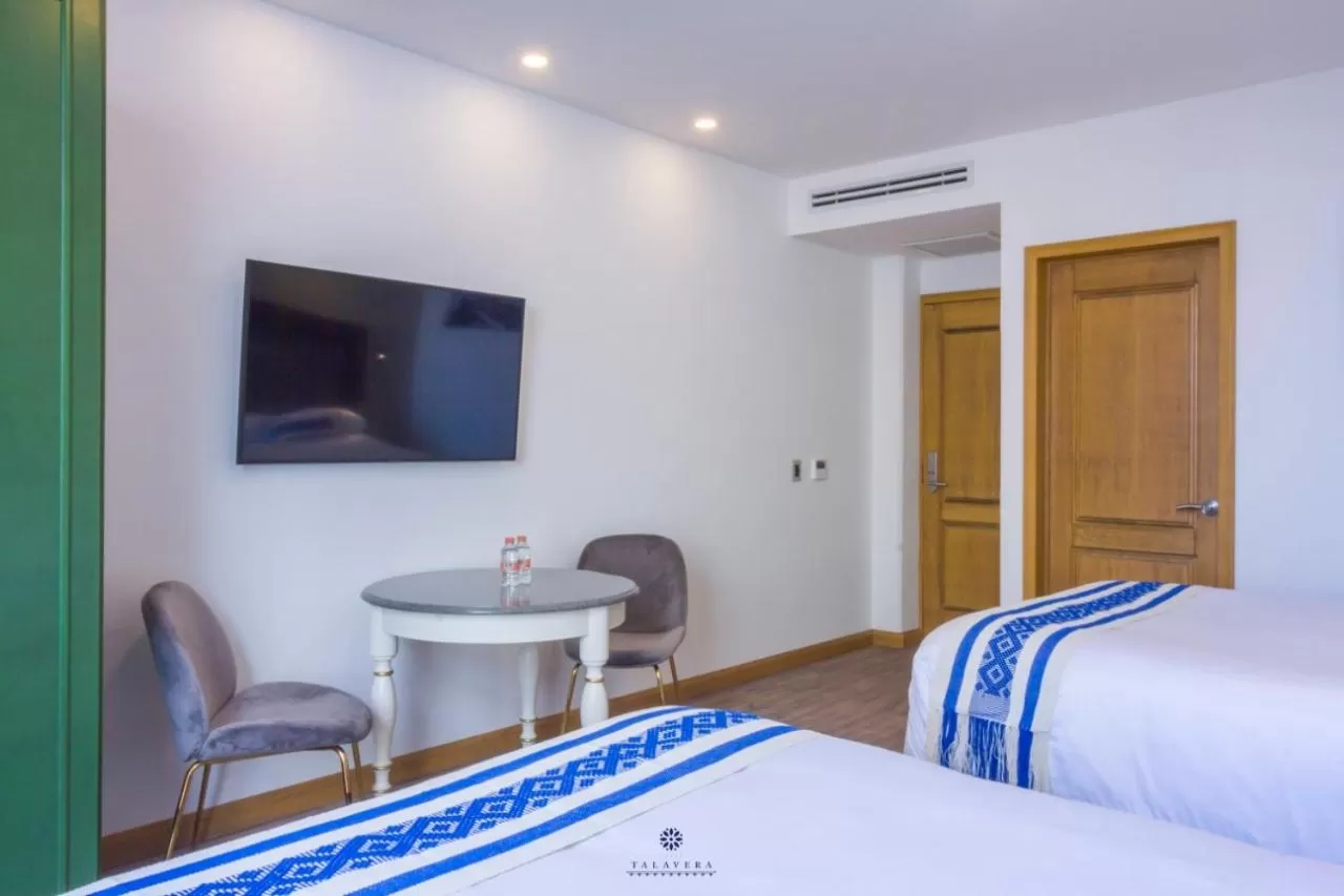 Bed in Hotel Talavera Teziutlan