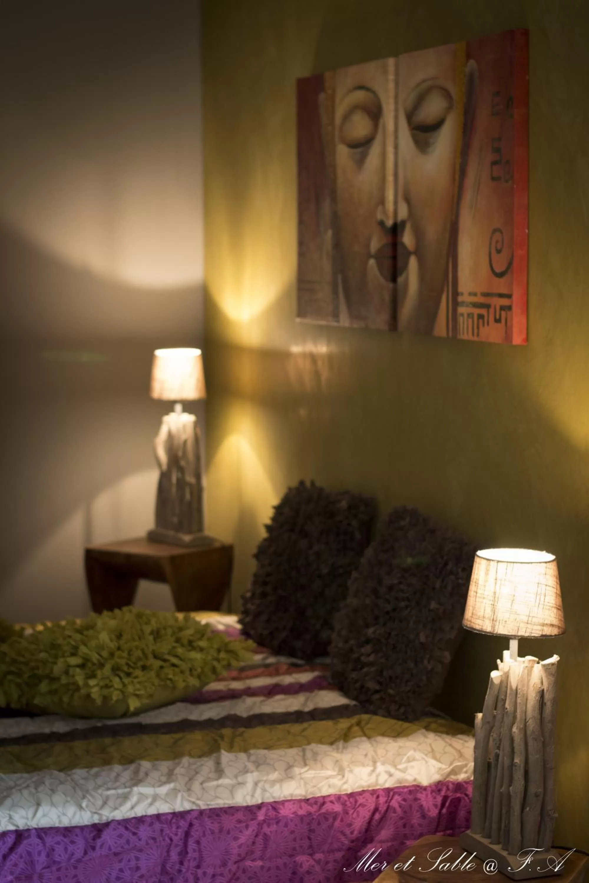 Bedroom, Bed in Mer et Sable B&B