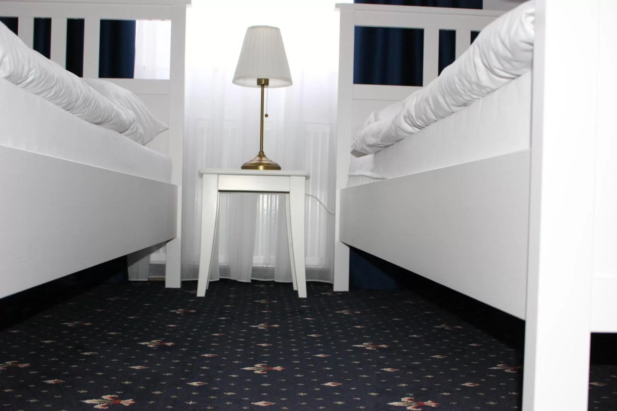 Decorative detail, Bed in Hotel Amadeus