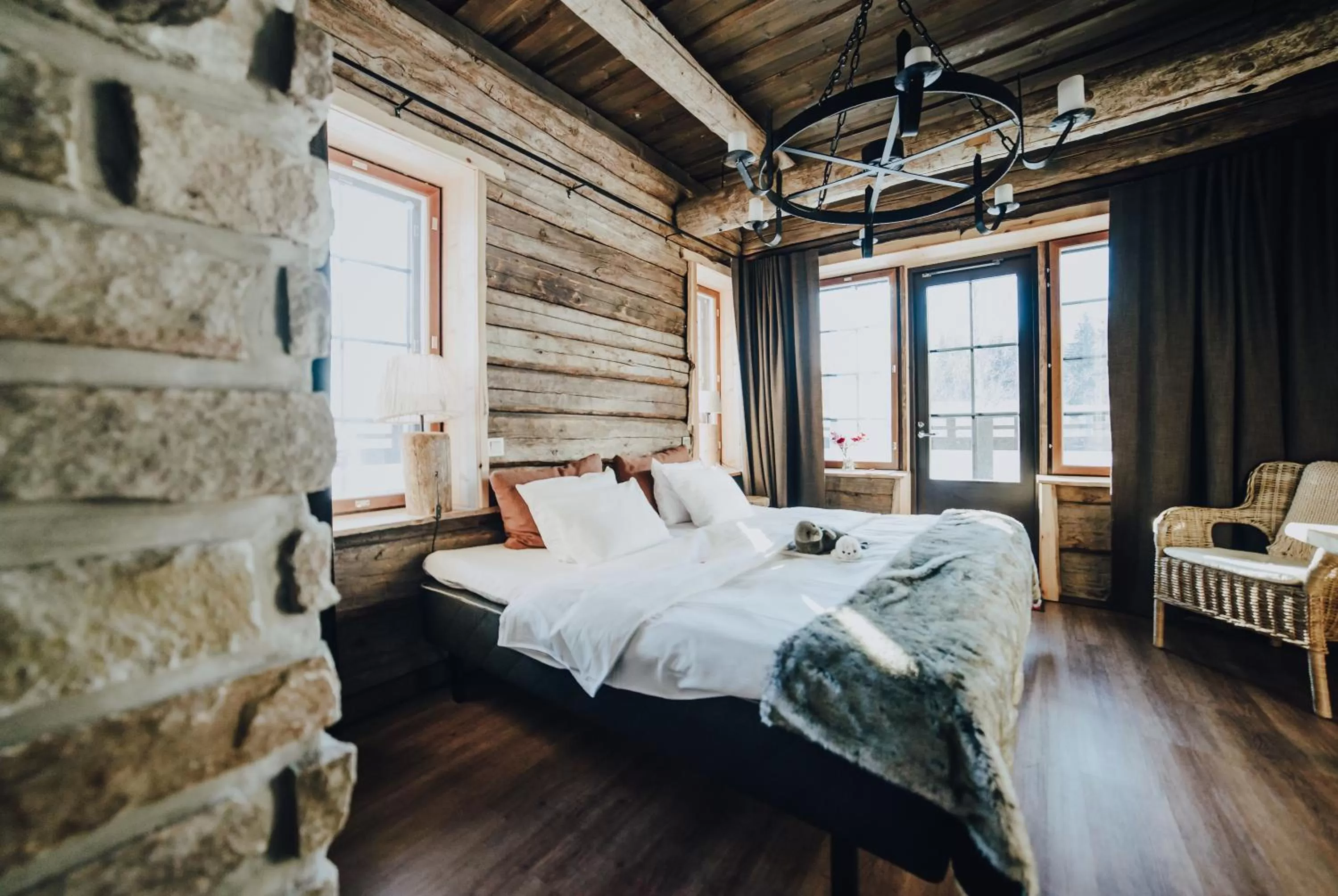 Photo of the whole room, Bed in Hotel & Spa Resort Järvisydän