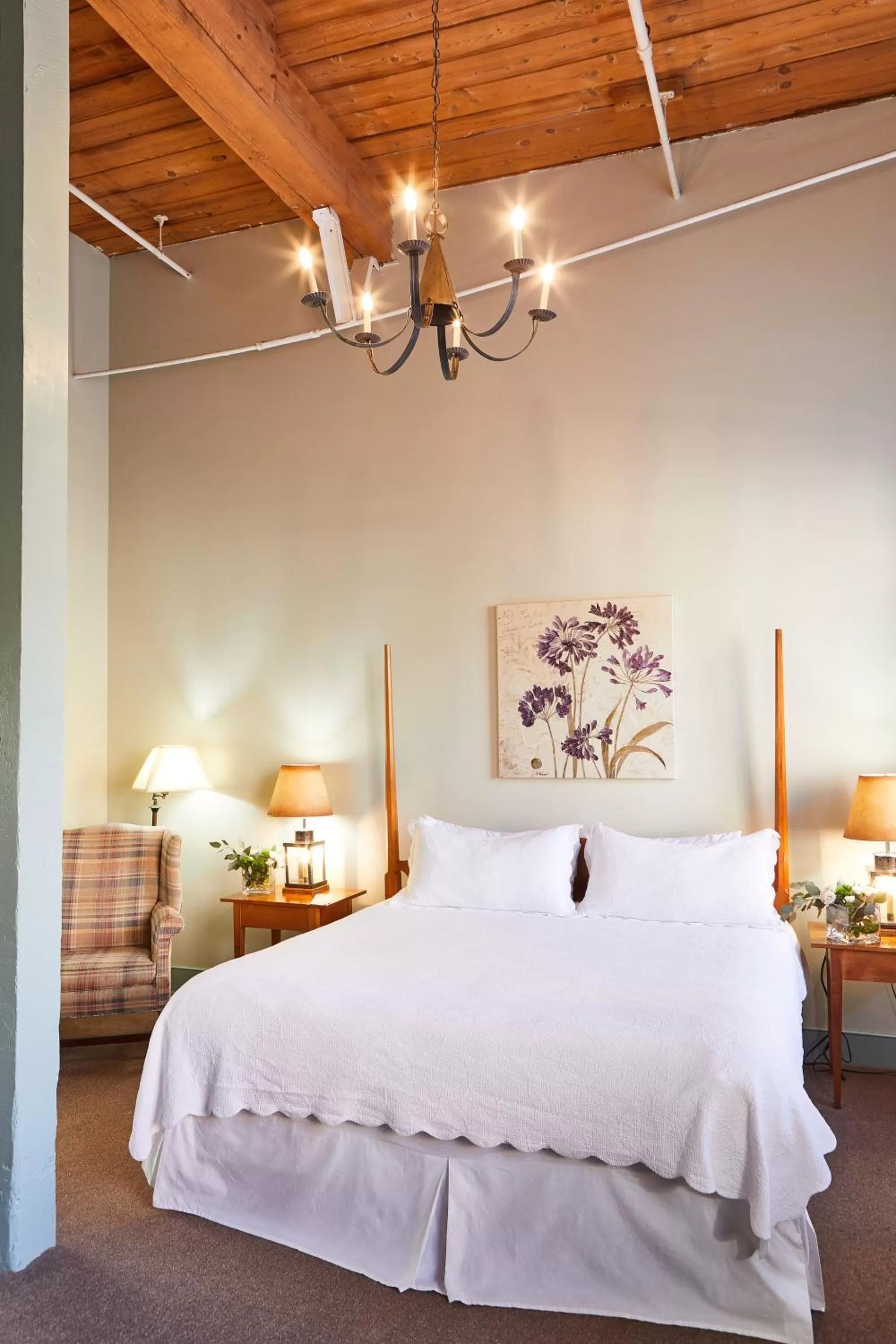 Bedroom, Bed in The Historic Brookstown Inn, Trademark Collection by Wyndham