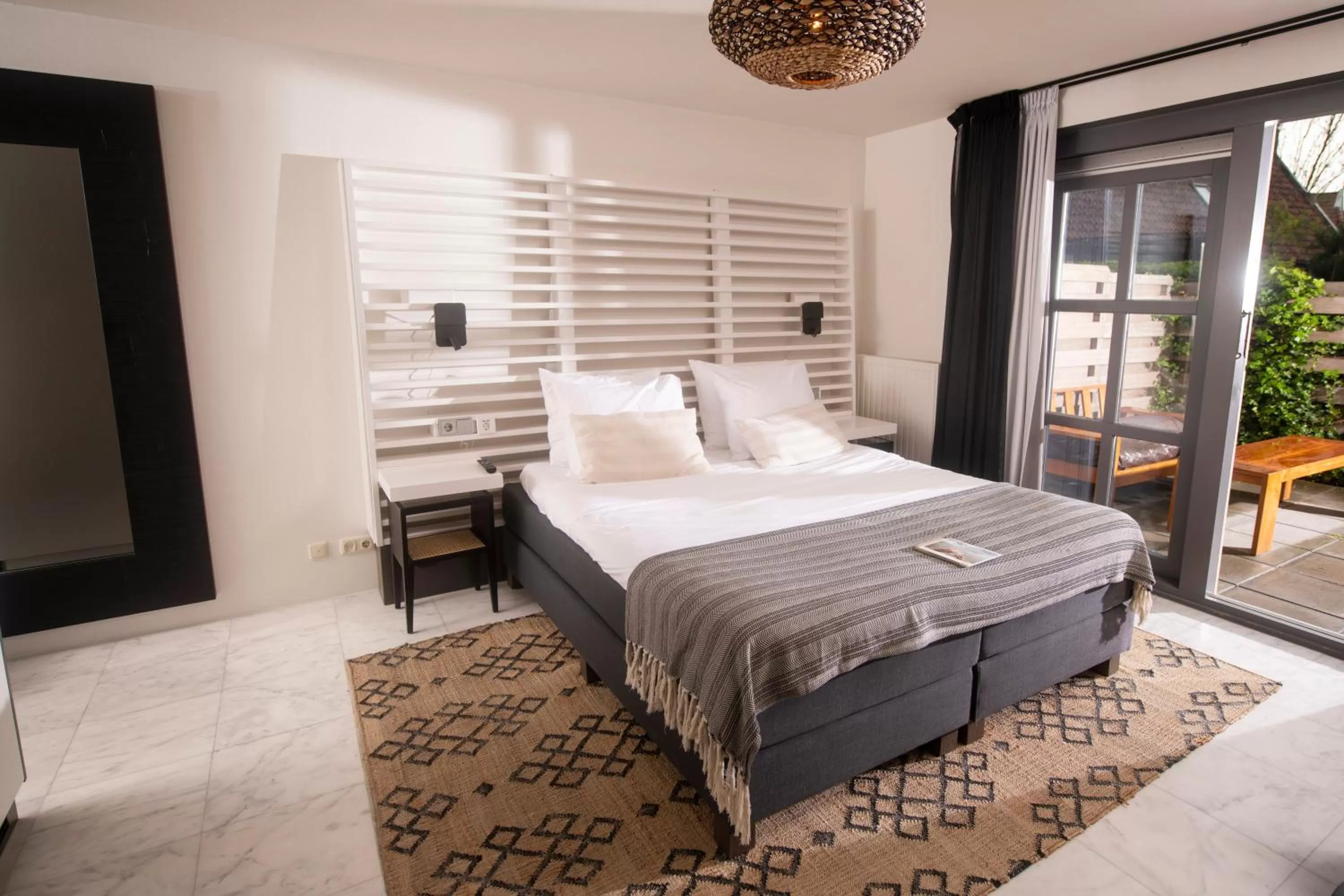 Bed in Nobel Hotel Ameland