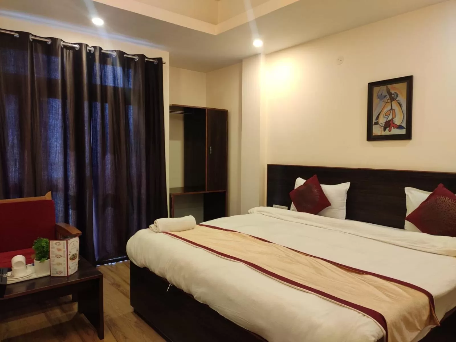 Bed in Hotel The Narayani Continental