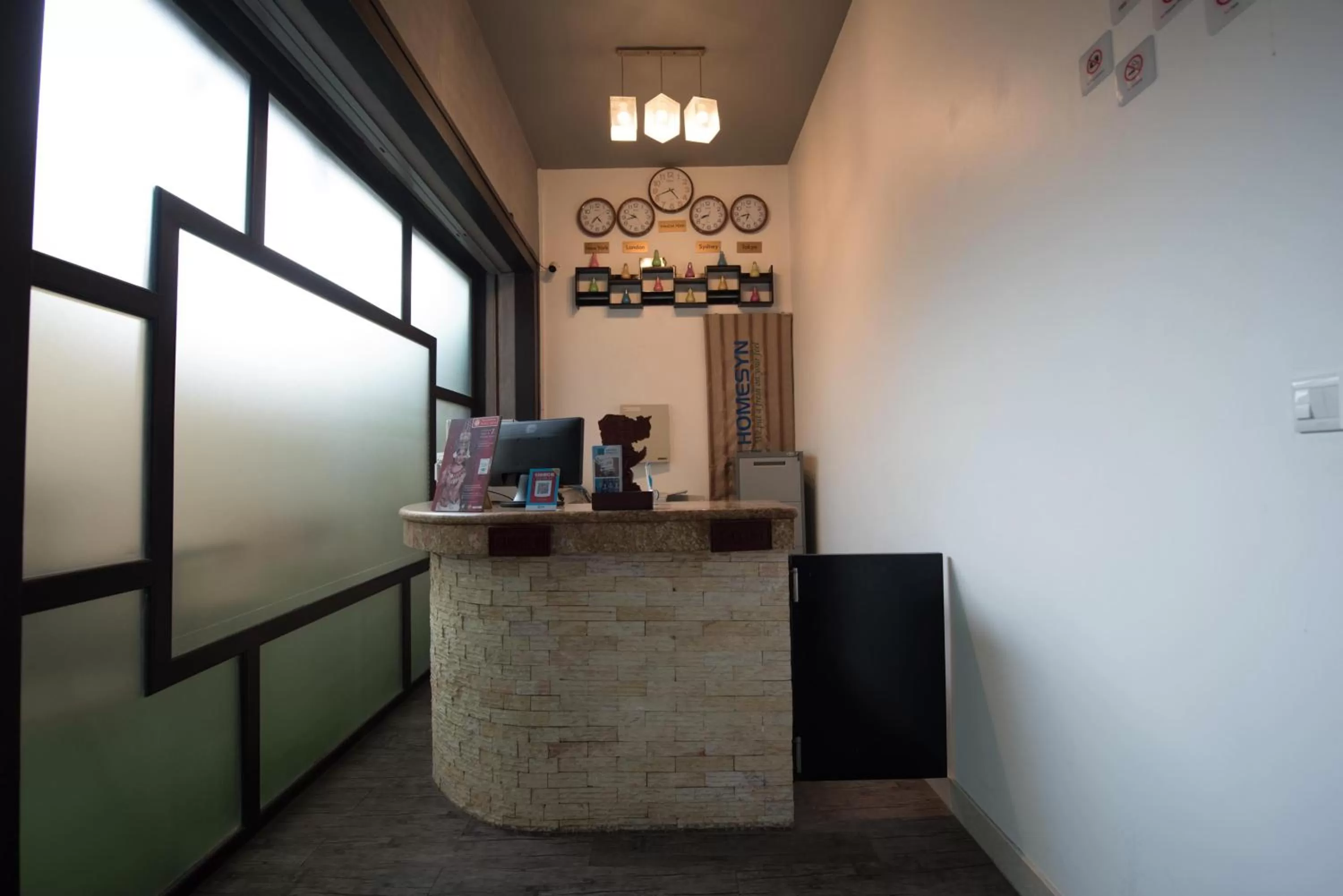 Lobby or reception in Homesyn Hotel