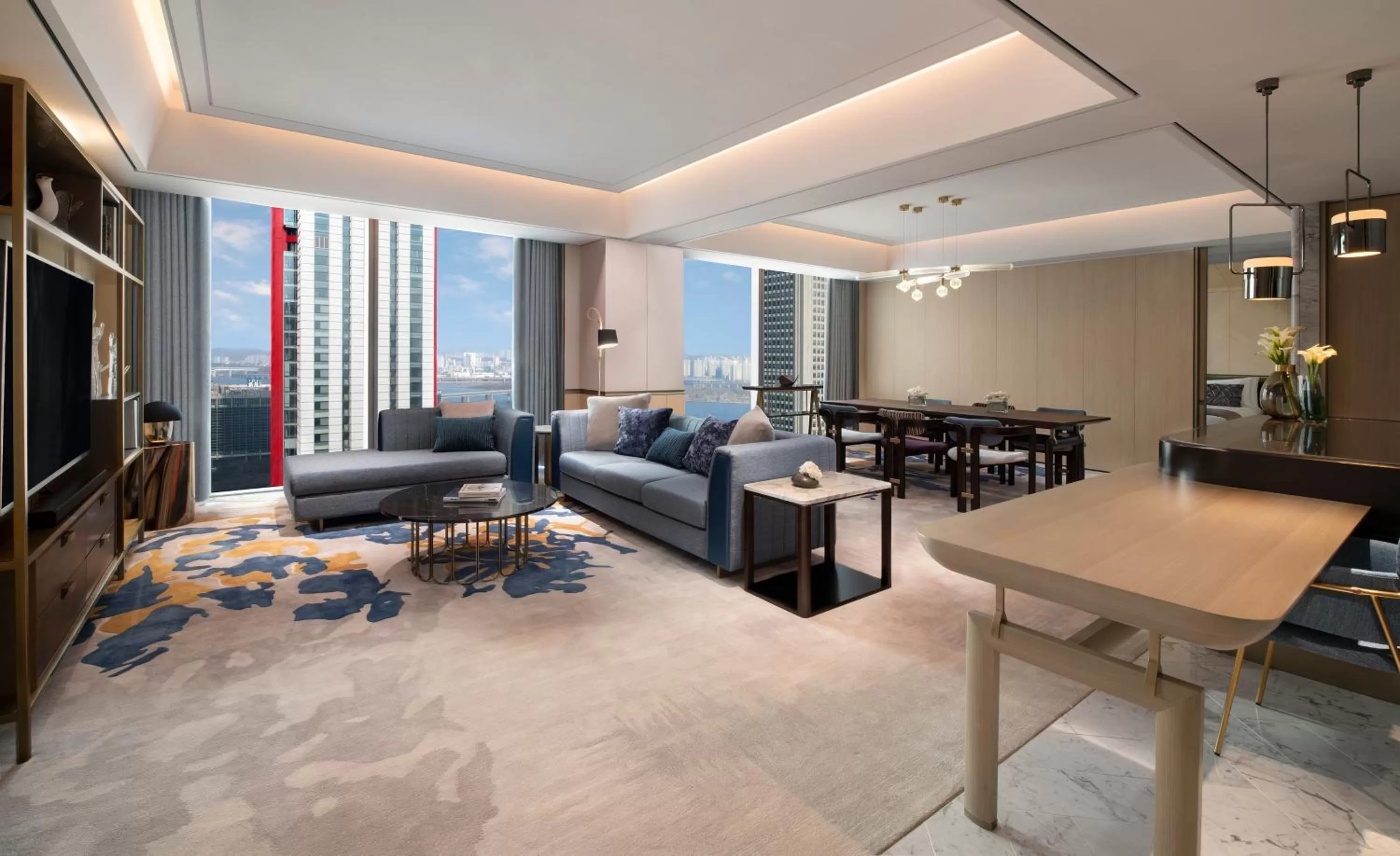 Living room in Fairmont Ambassador Seoul