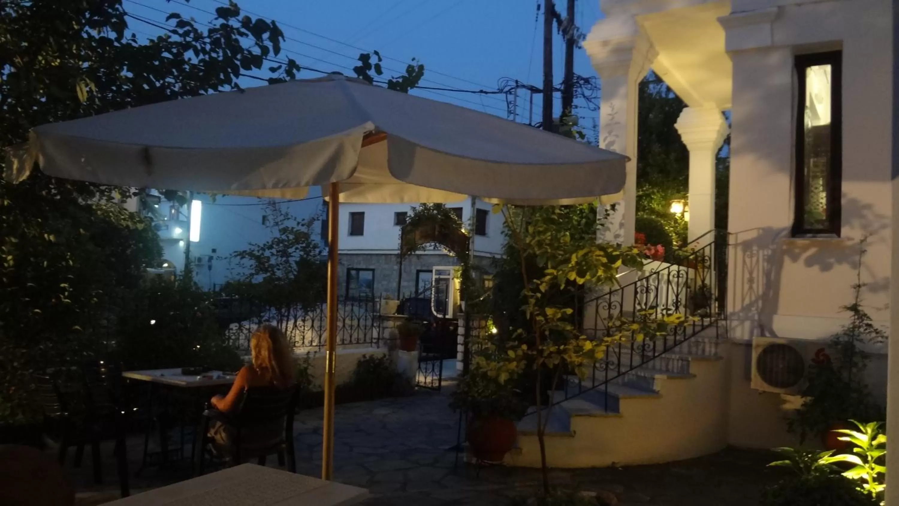 Patio in Acropolis Hotel