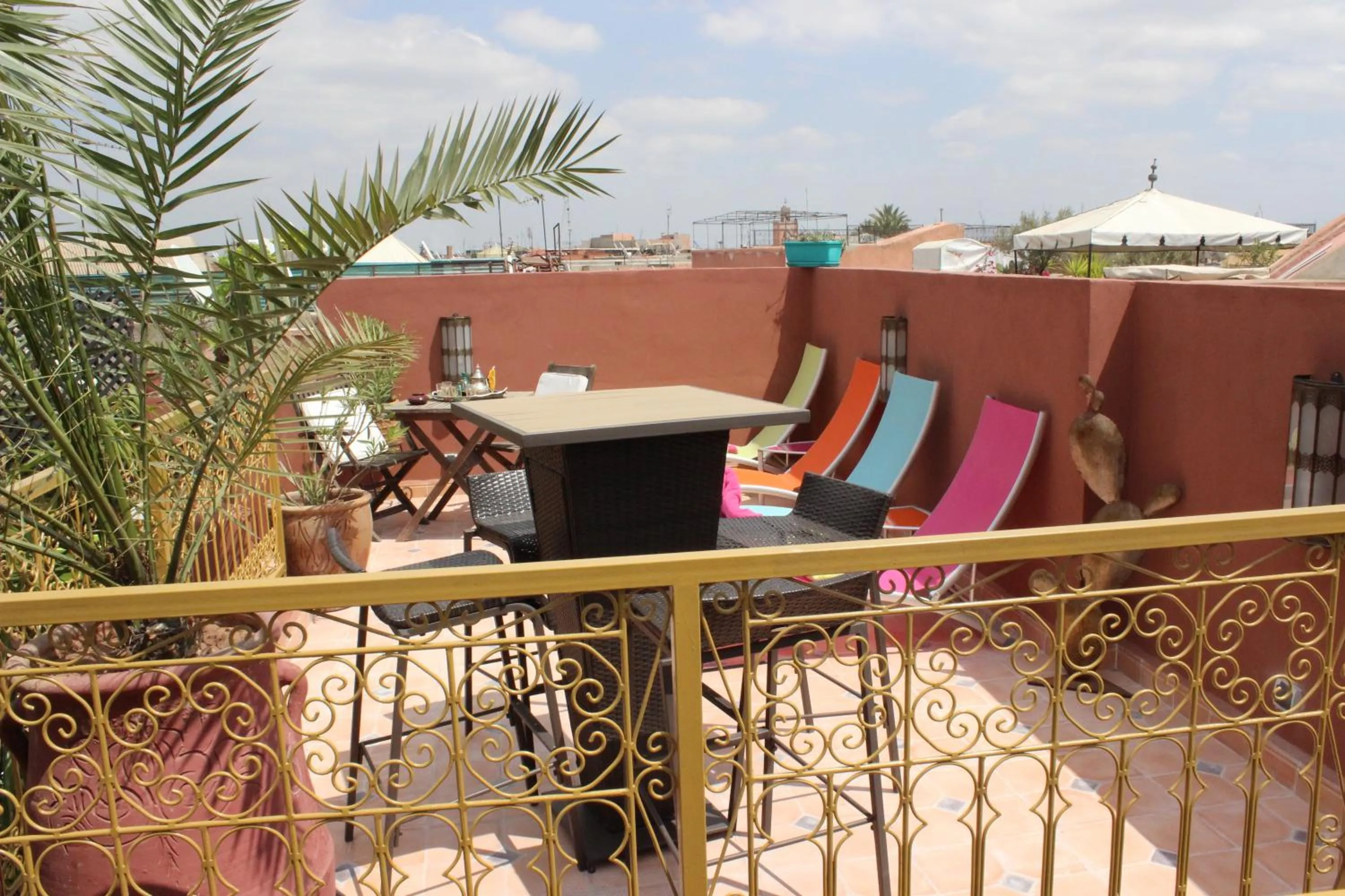 Balcony/Terrace in Riad Eloise