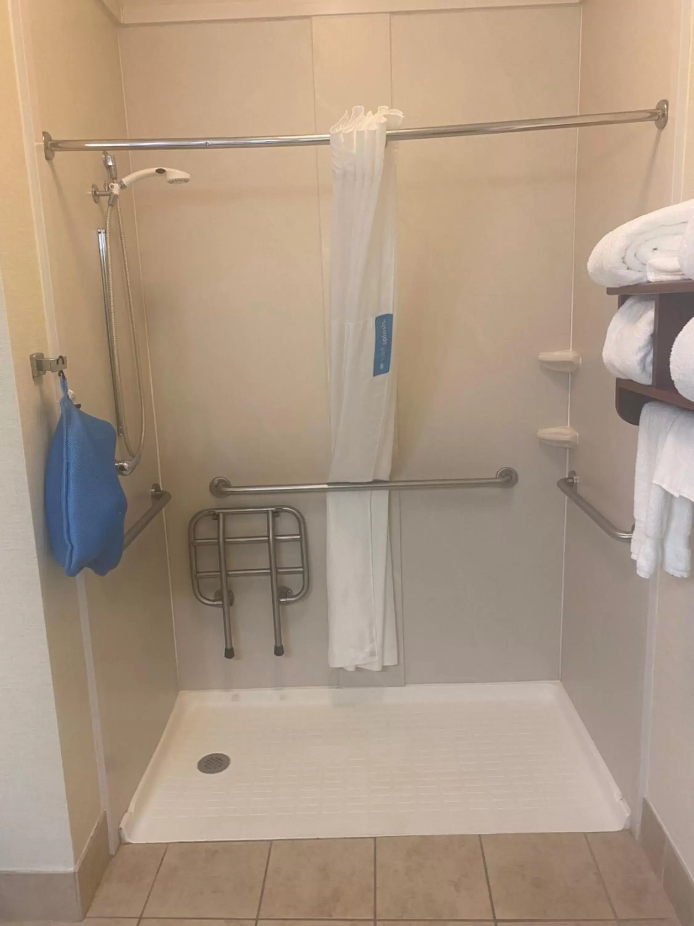 1 King Bed, Mobility/Hearing Accessible Room, Roll-In Shower, Non-Smoking in Wingate by Wyndham Steubenville 1 King Bed, Mobility/Hearing Accessible Room, Roll-In Shower, Non-Smoking in Wingate by Wyndham Steubenville