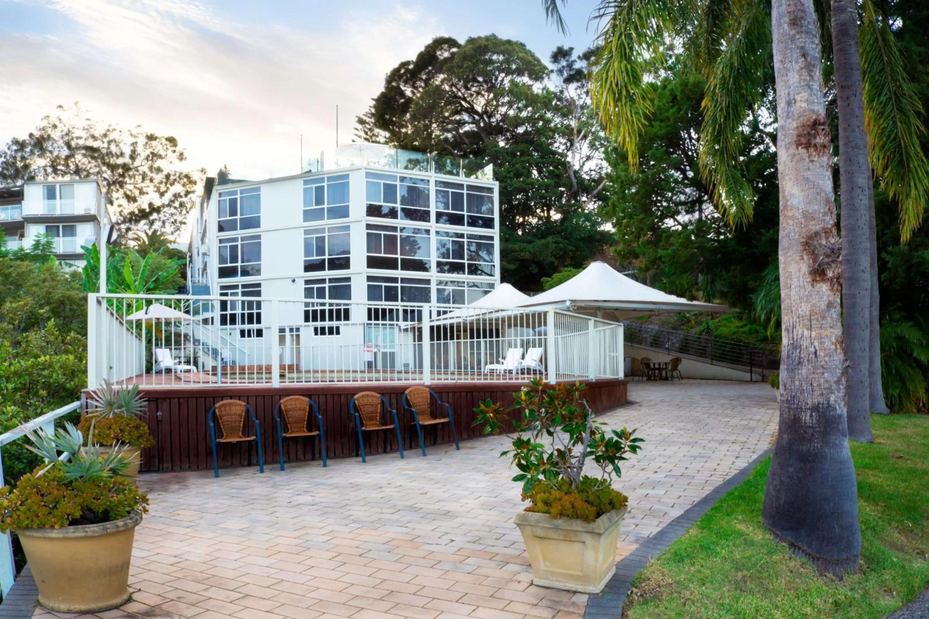 Property building in Mirage Hotel Newport