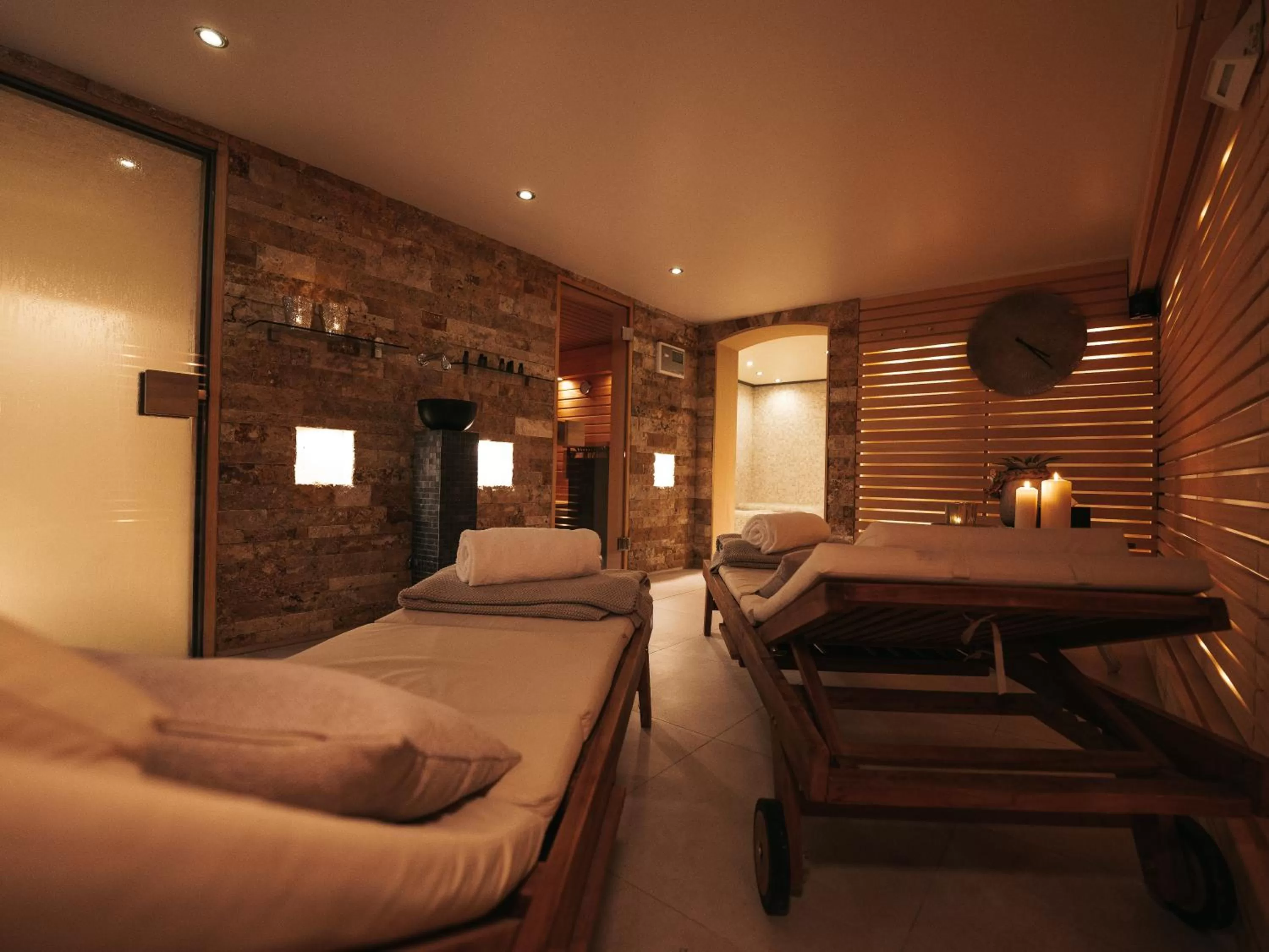 Sauna, Bed in Das Windhuk