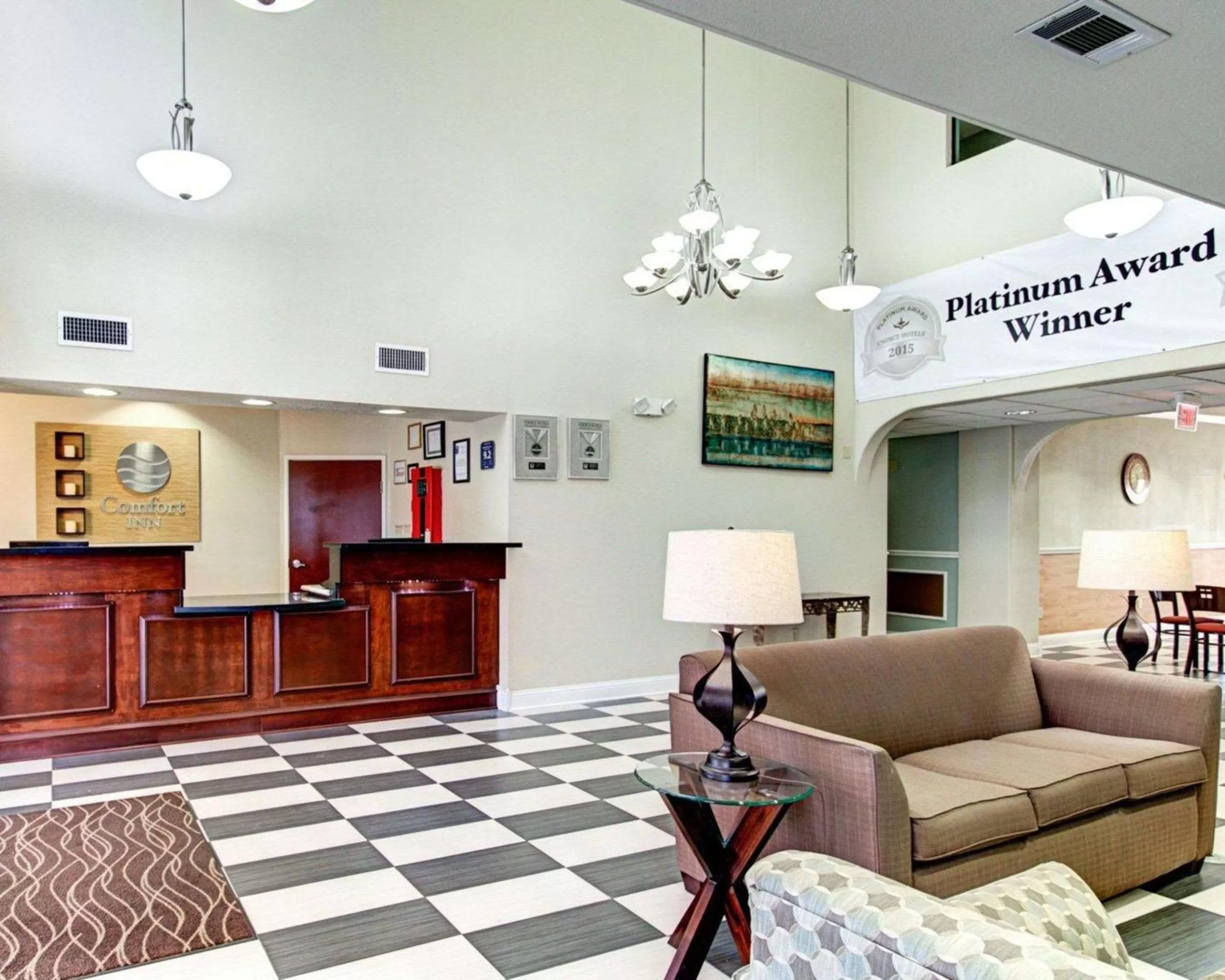 Lobby or reception in Comfort Inn Corsicana East