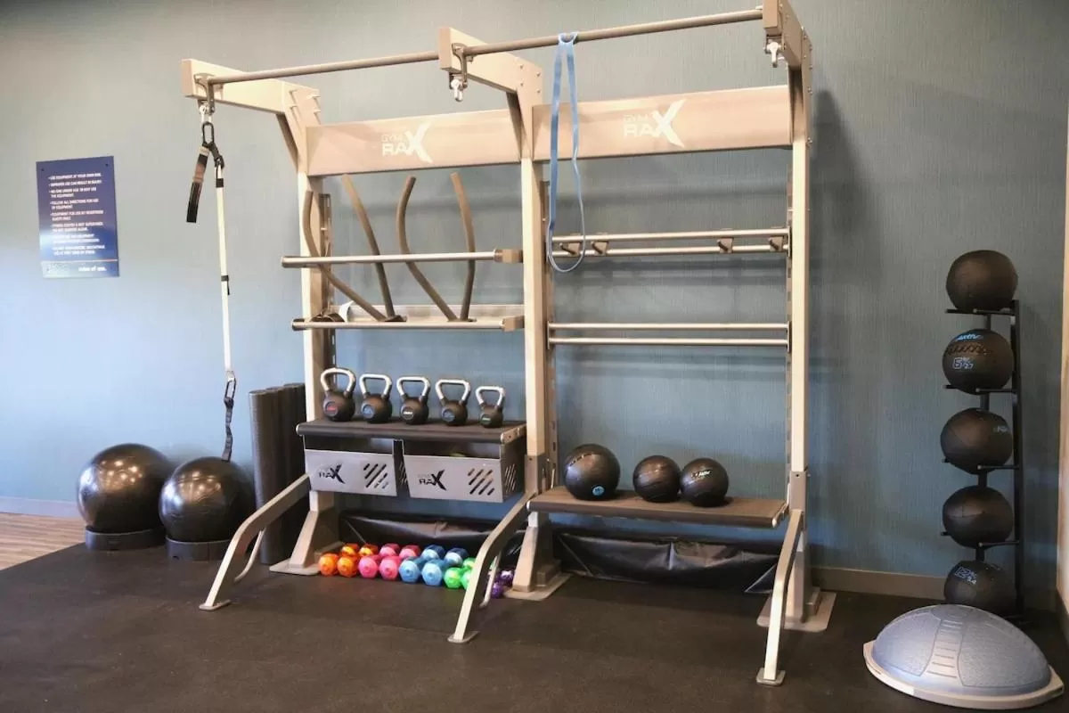 Fitness centre/facilities in Hampton Inn Lead