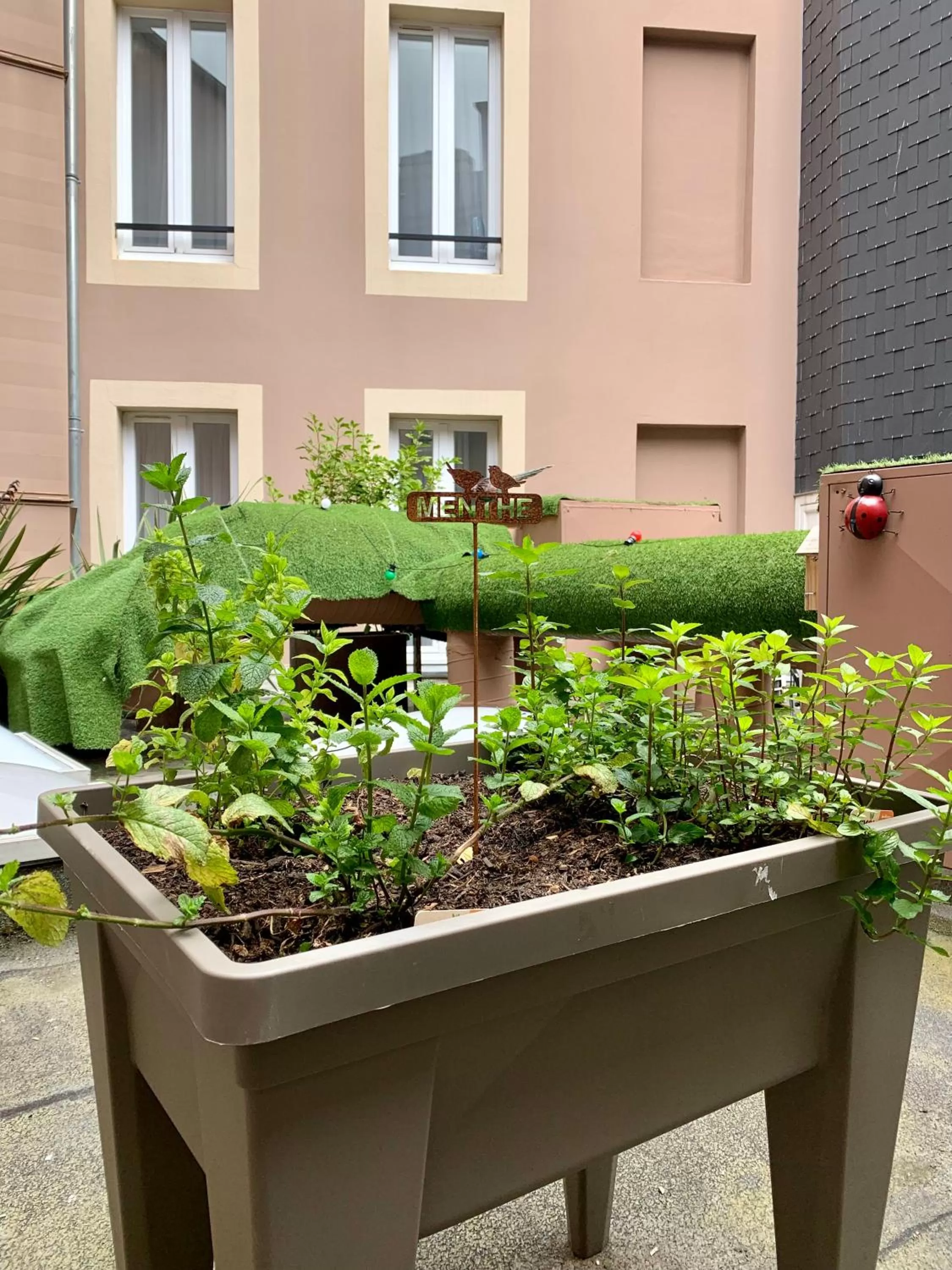 Balcony/Terrace in Ambassadeur Hotel - Cherbourg Port de Plaisance