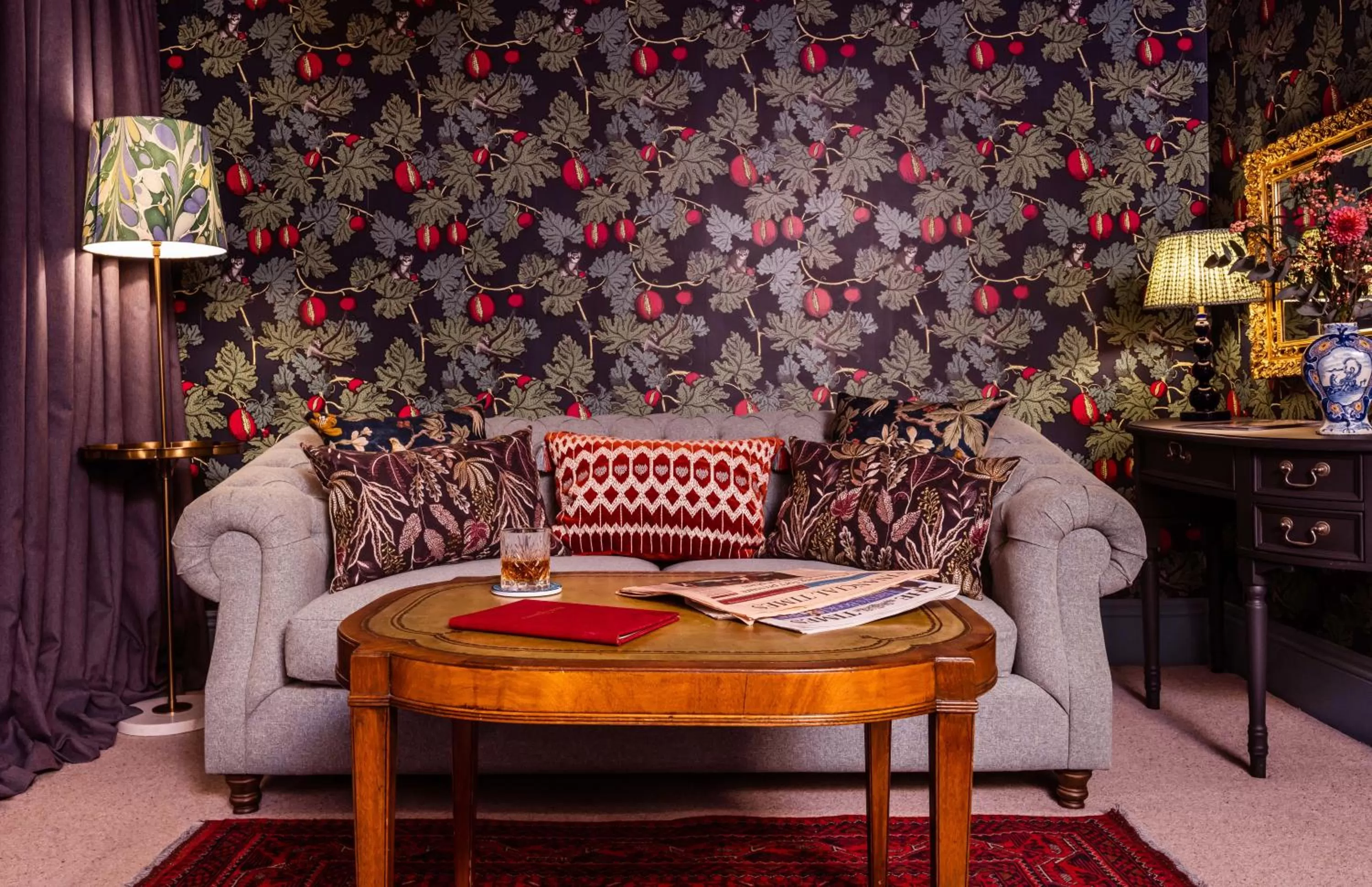 Seating area in The Portobello Hotel