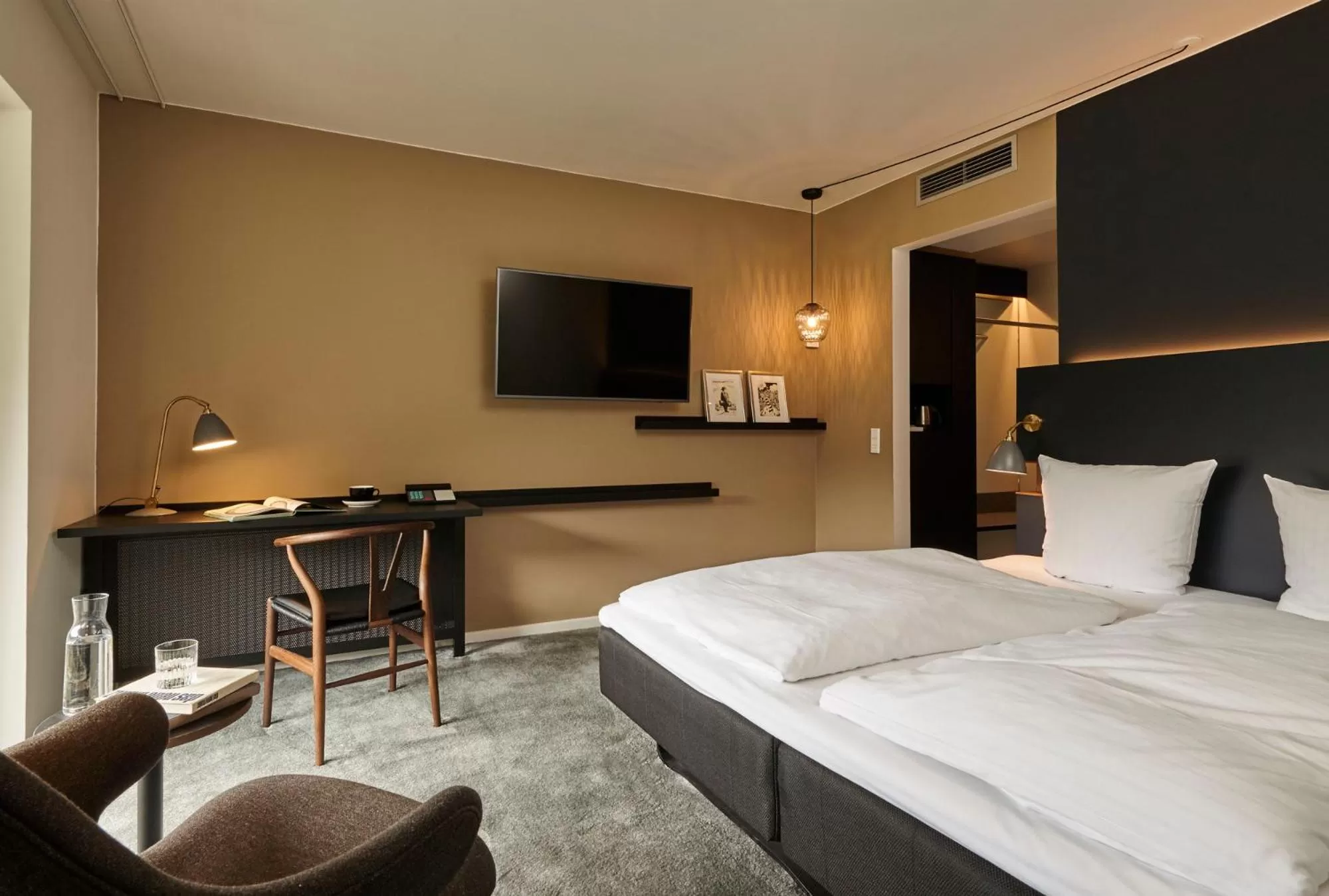 Bedroom, Bed in Comwell Kongebrogaarden