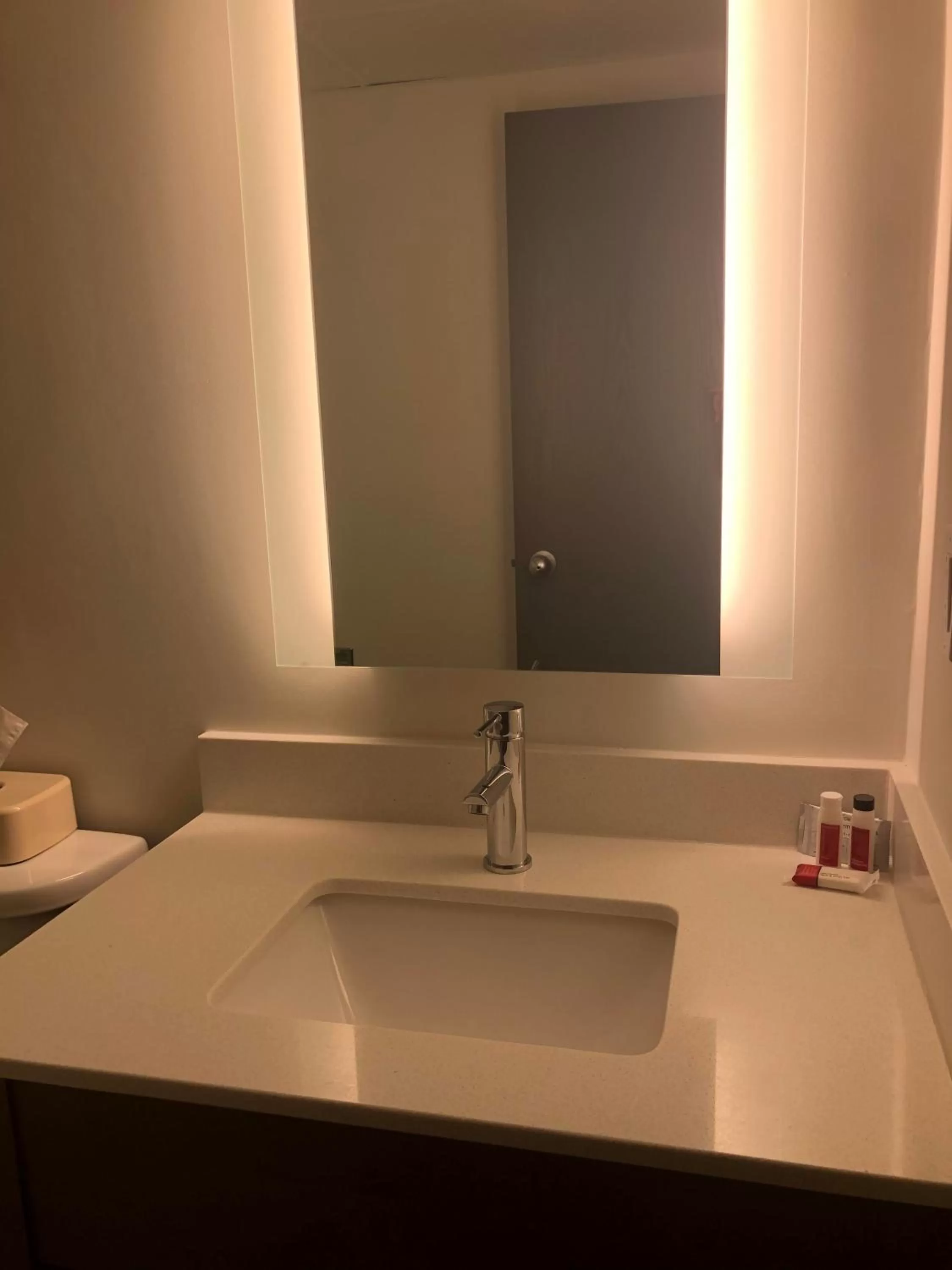 Bathroom in Super 8 by Wyndham Manchester Airport