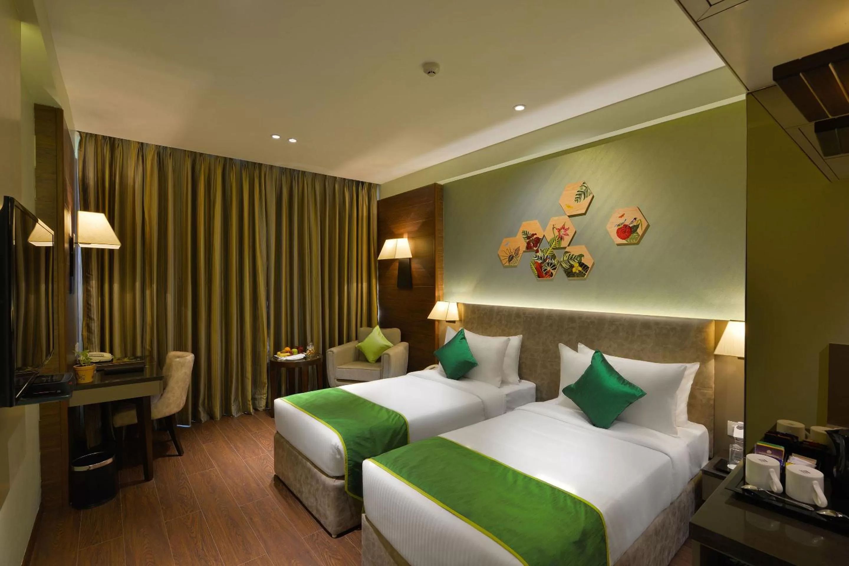 Bed in The Fern, Vadodara, Series by Marriott