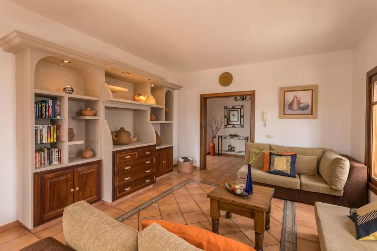 Communal lounge/ TV room, Seating Area in Villa El Jable Lanzarote
