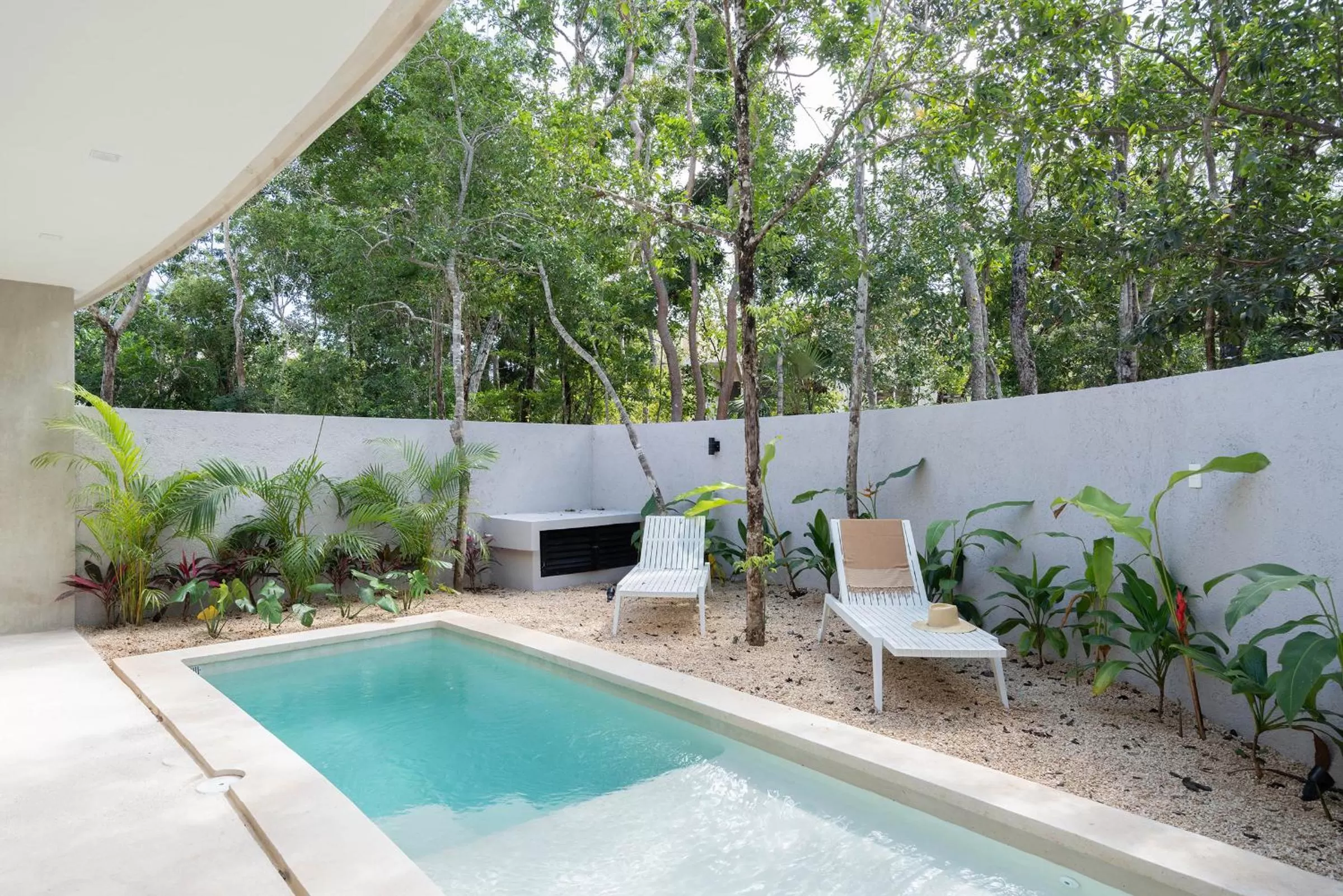 Swimming pool in Suites at TreeTops Tulum