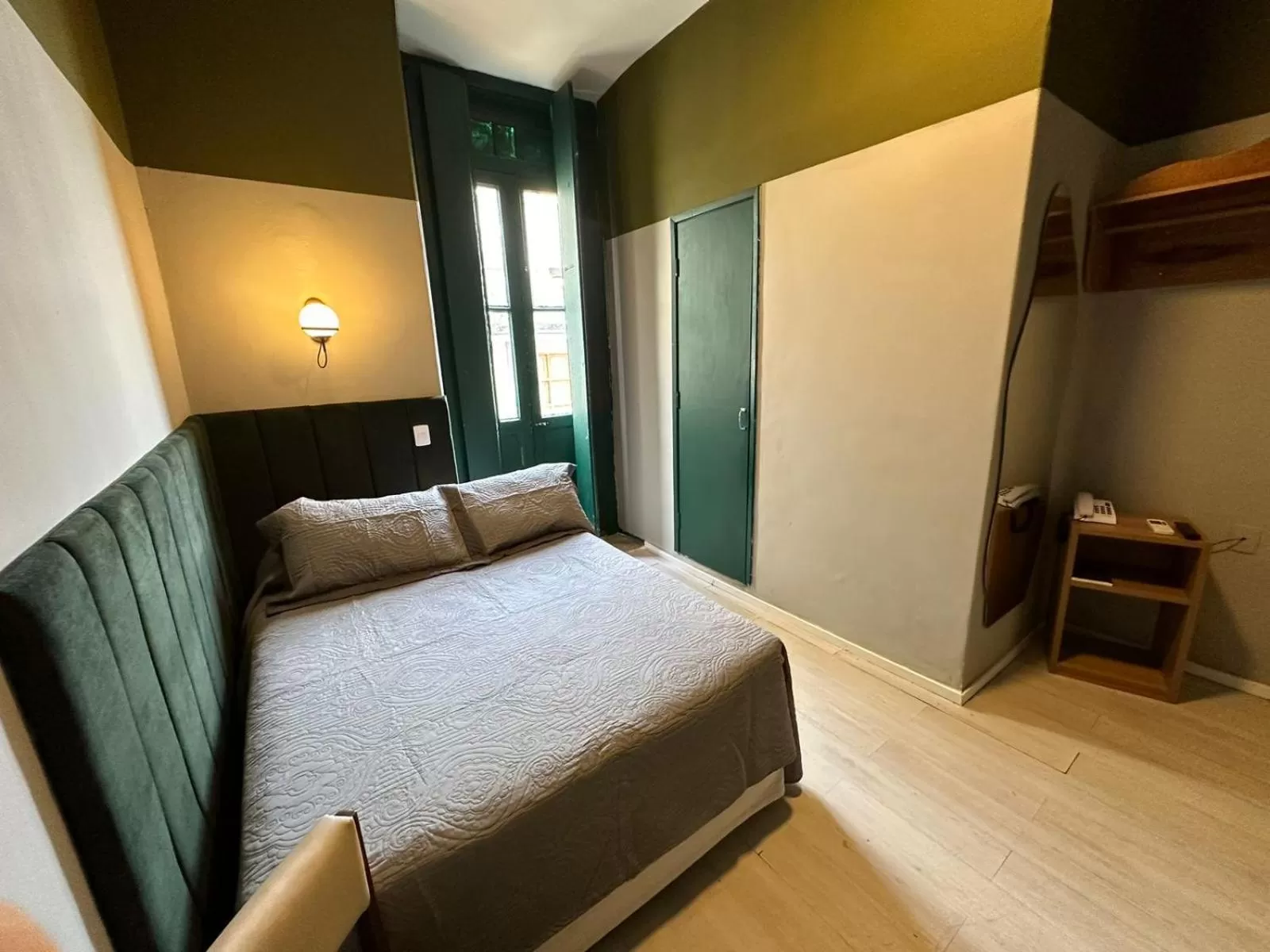 Bed in Pousada Colonial Chile