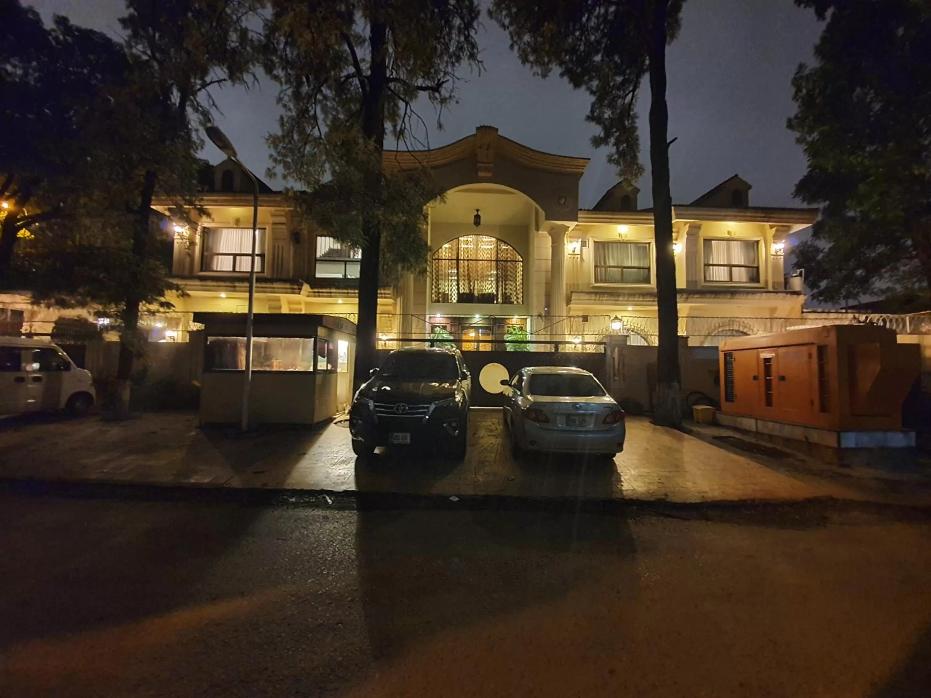 Facade/entrance in S Chalet Islamabad