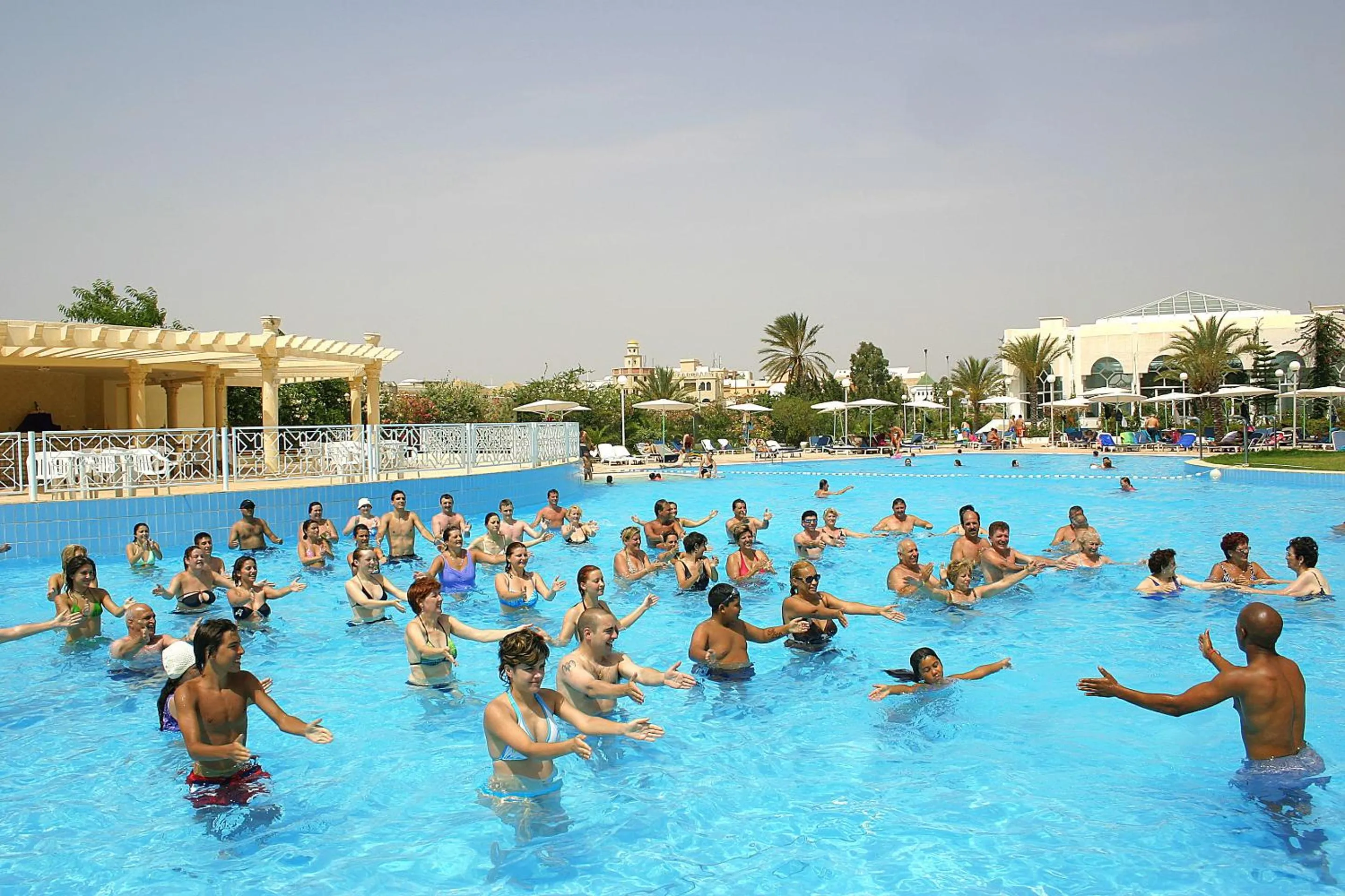 Swimming pool in El Mouradi Hammamet