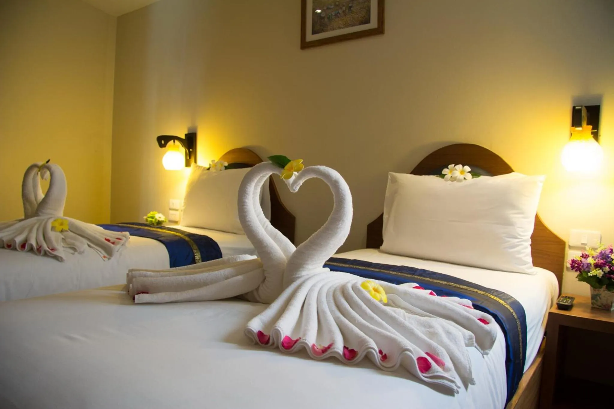 Bed in At Samui Boutique Hotel