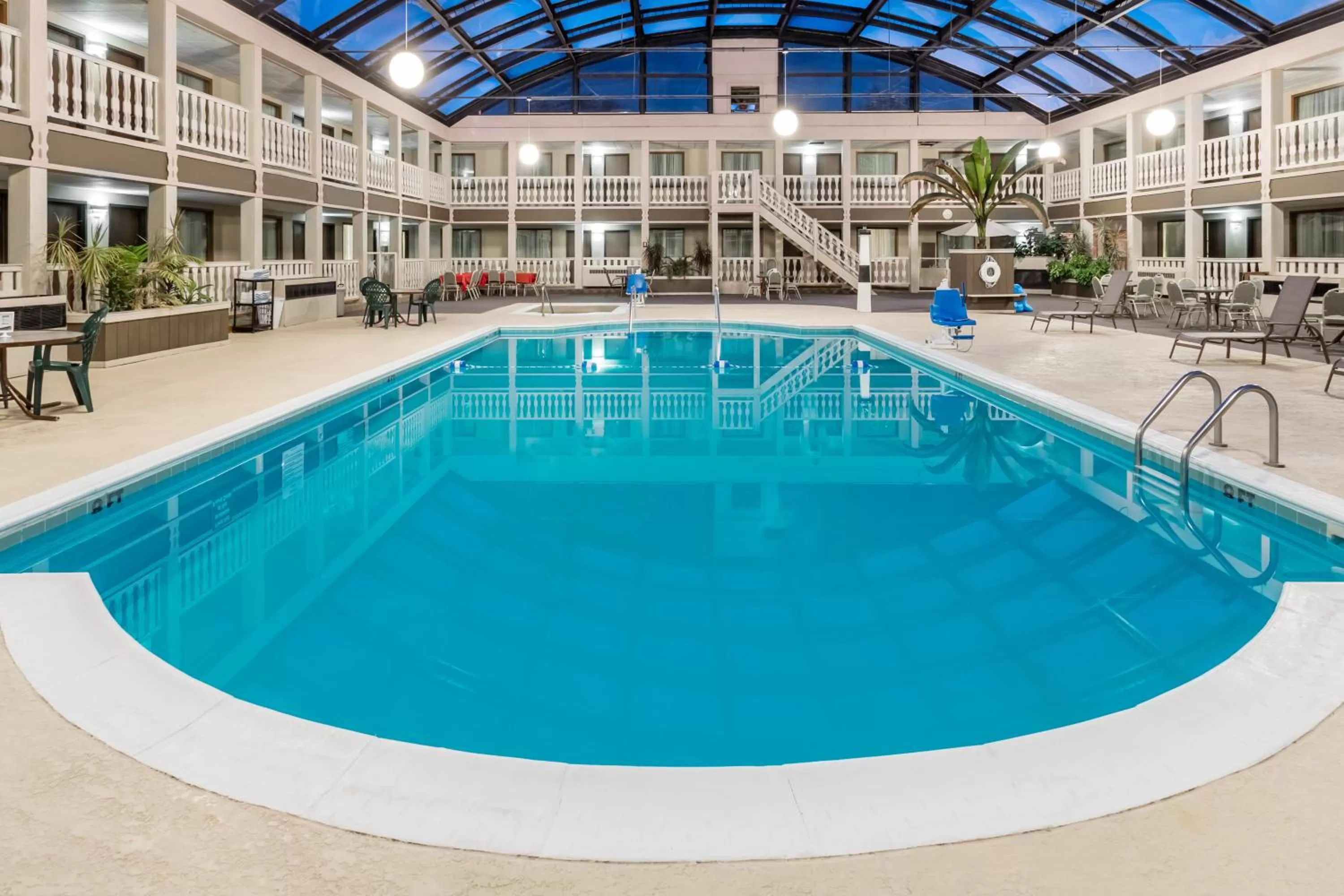 Swimming pool in AmericInn by Wyndham Janesville