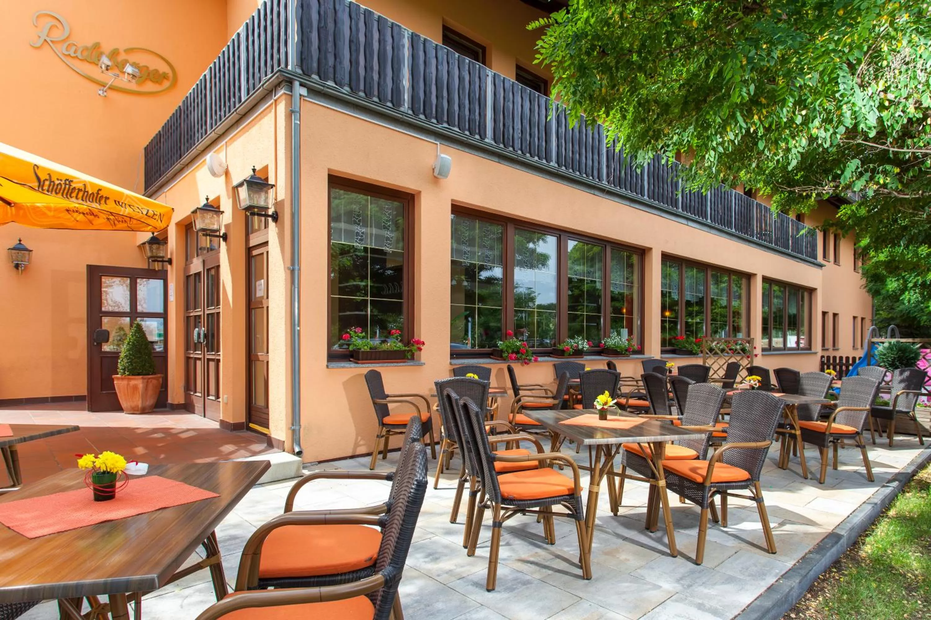 Balcony/Terrace, Restaurant/Places to Eat in Willmersdorfer Hof