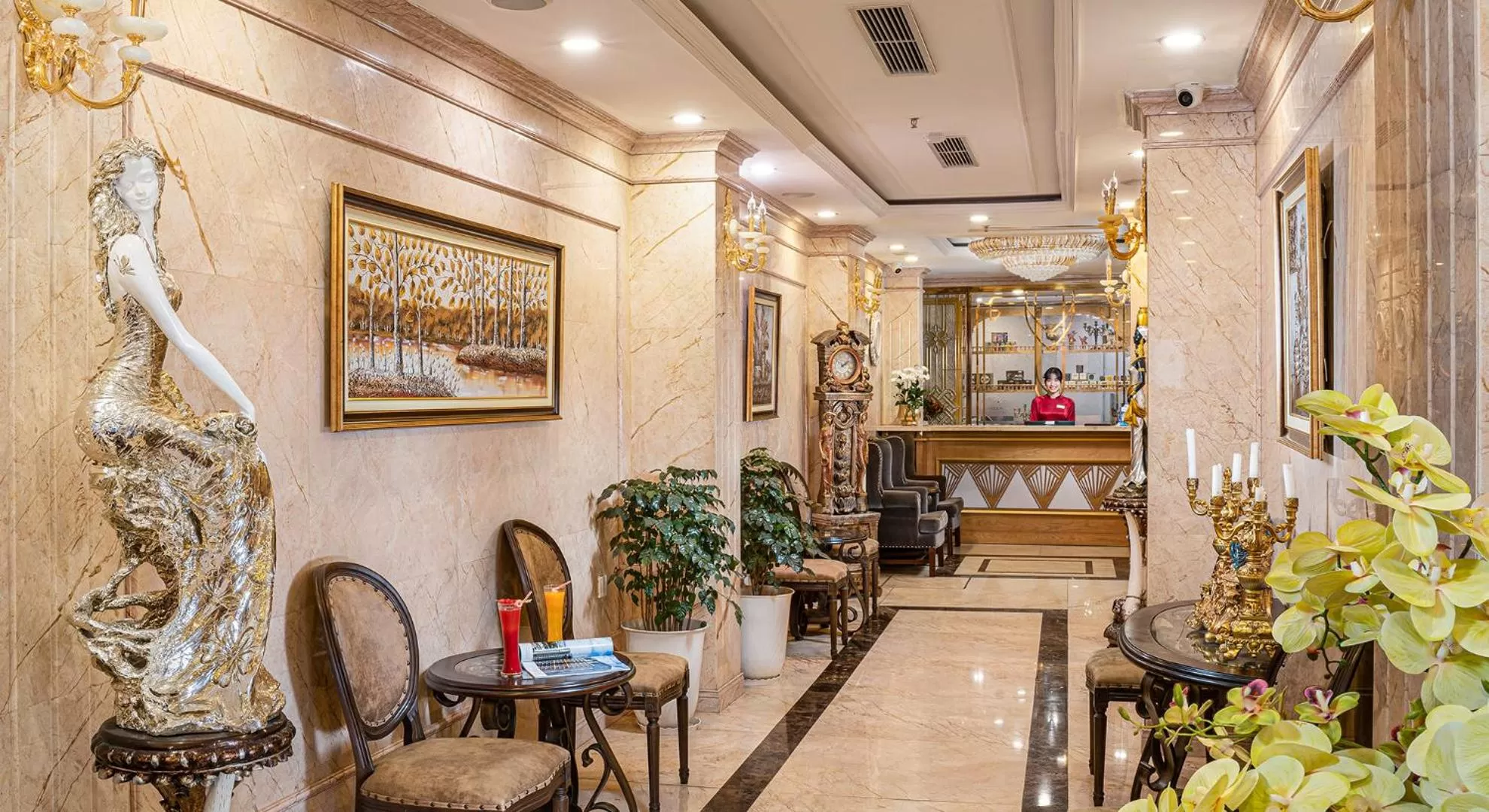 Seating area in Affa Boutique Hotel