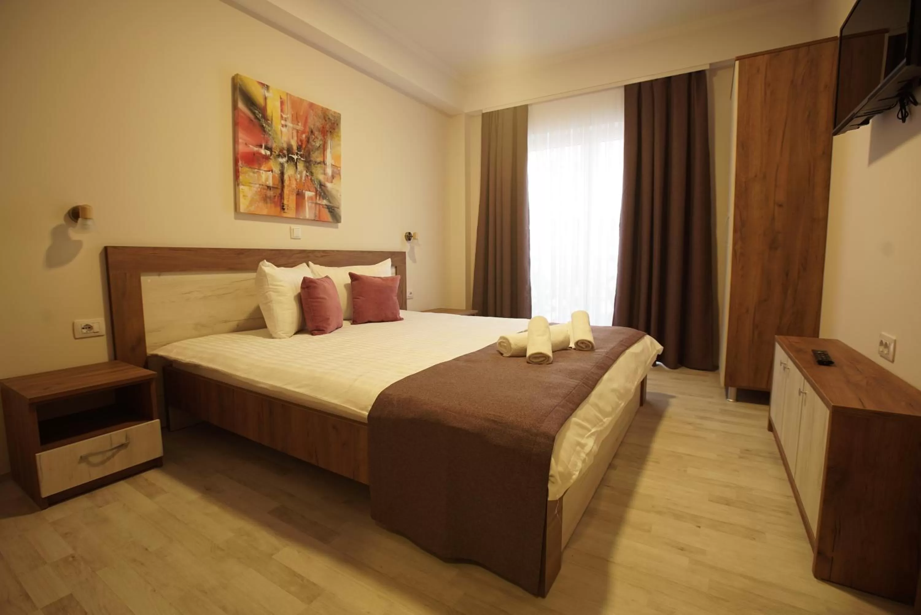 Bed in Boulevard Apartments