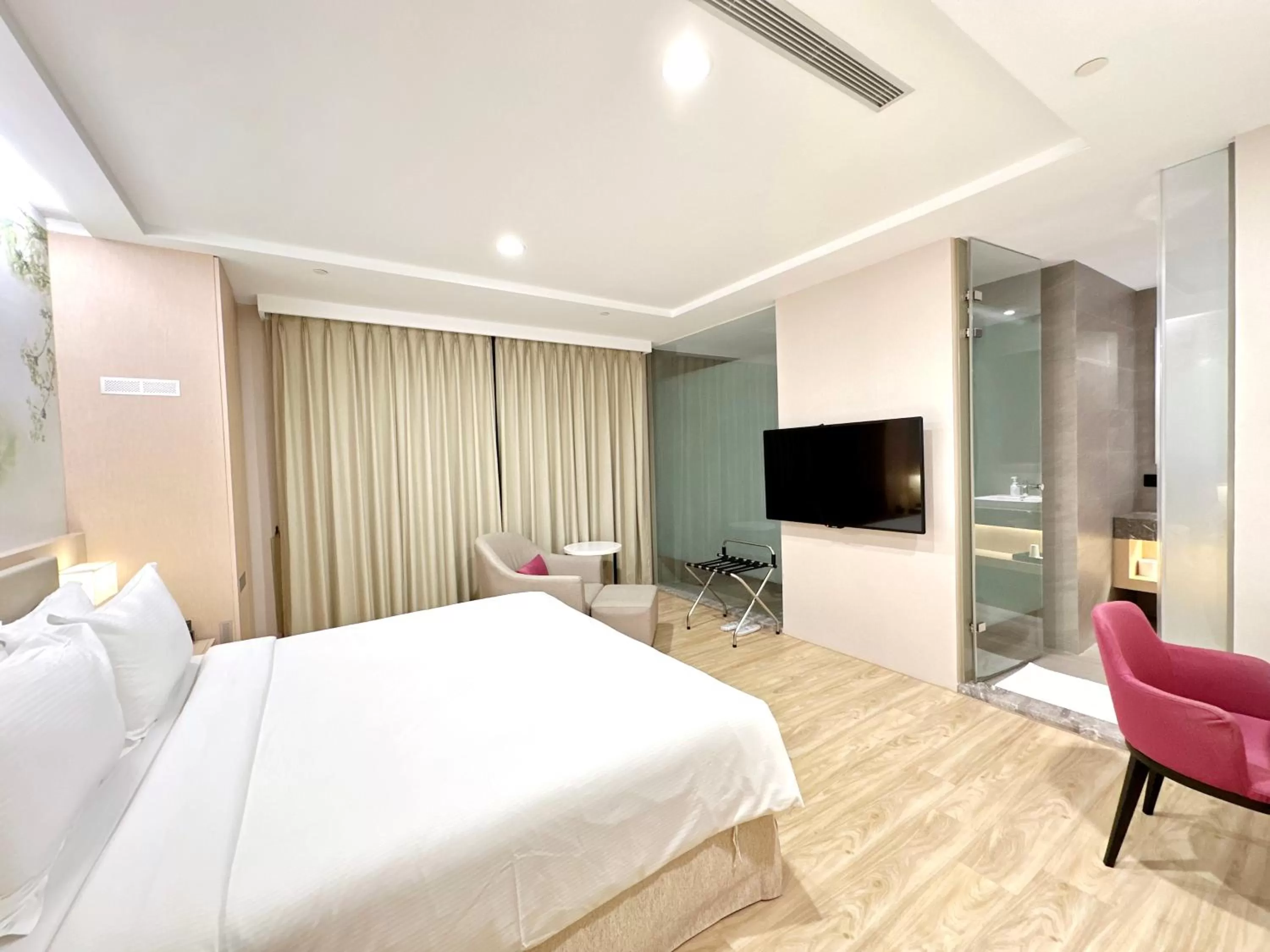 Bed in 台南星鑽國際商旅 Hua Hotel